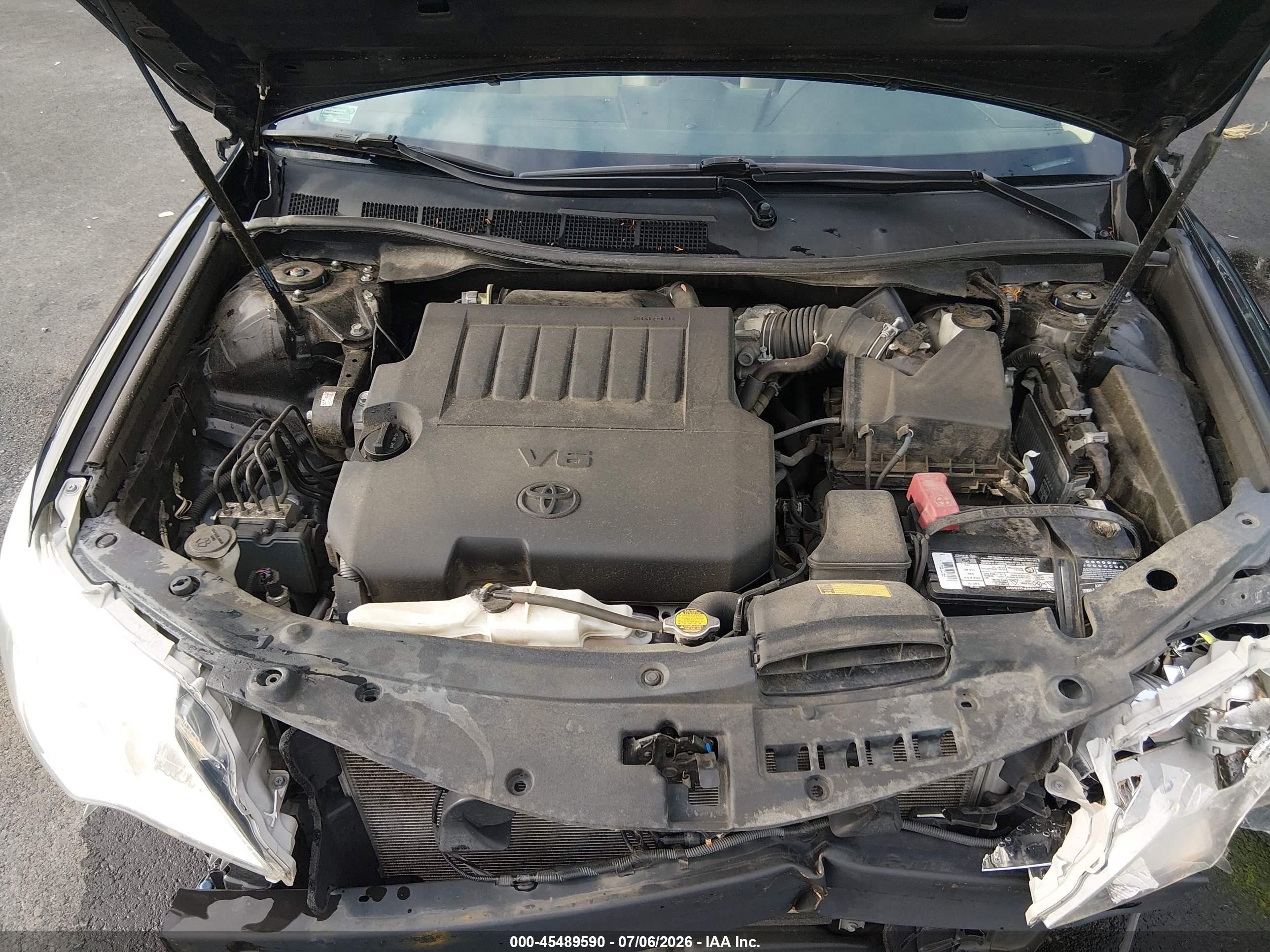2013 Toyota Camry Xle V6 Black vin: 4T1BK1FK8DU535010
