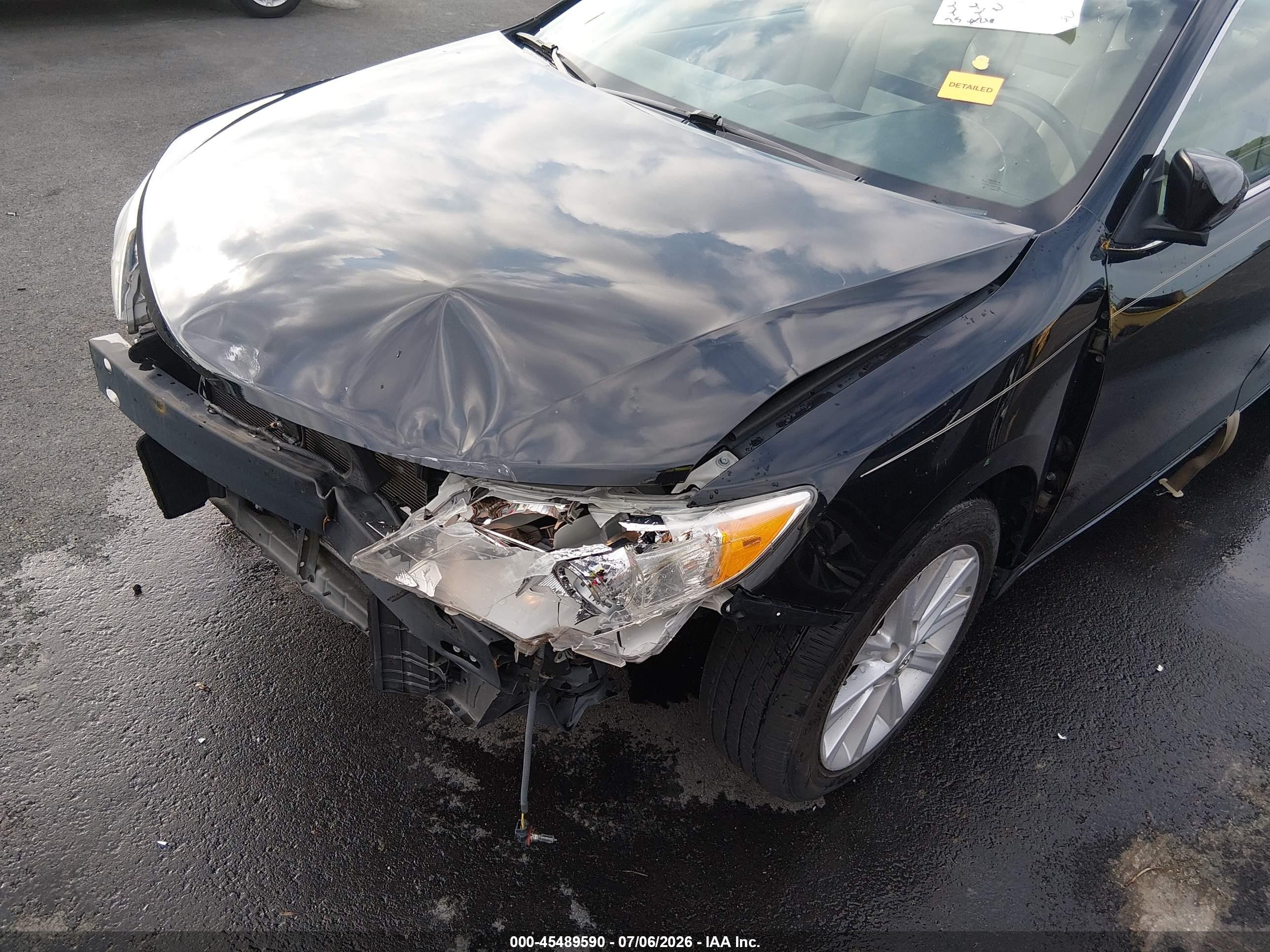2013 Toyota Camry Xle V6 Black vin: 4T1BK1FK8DU535010