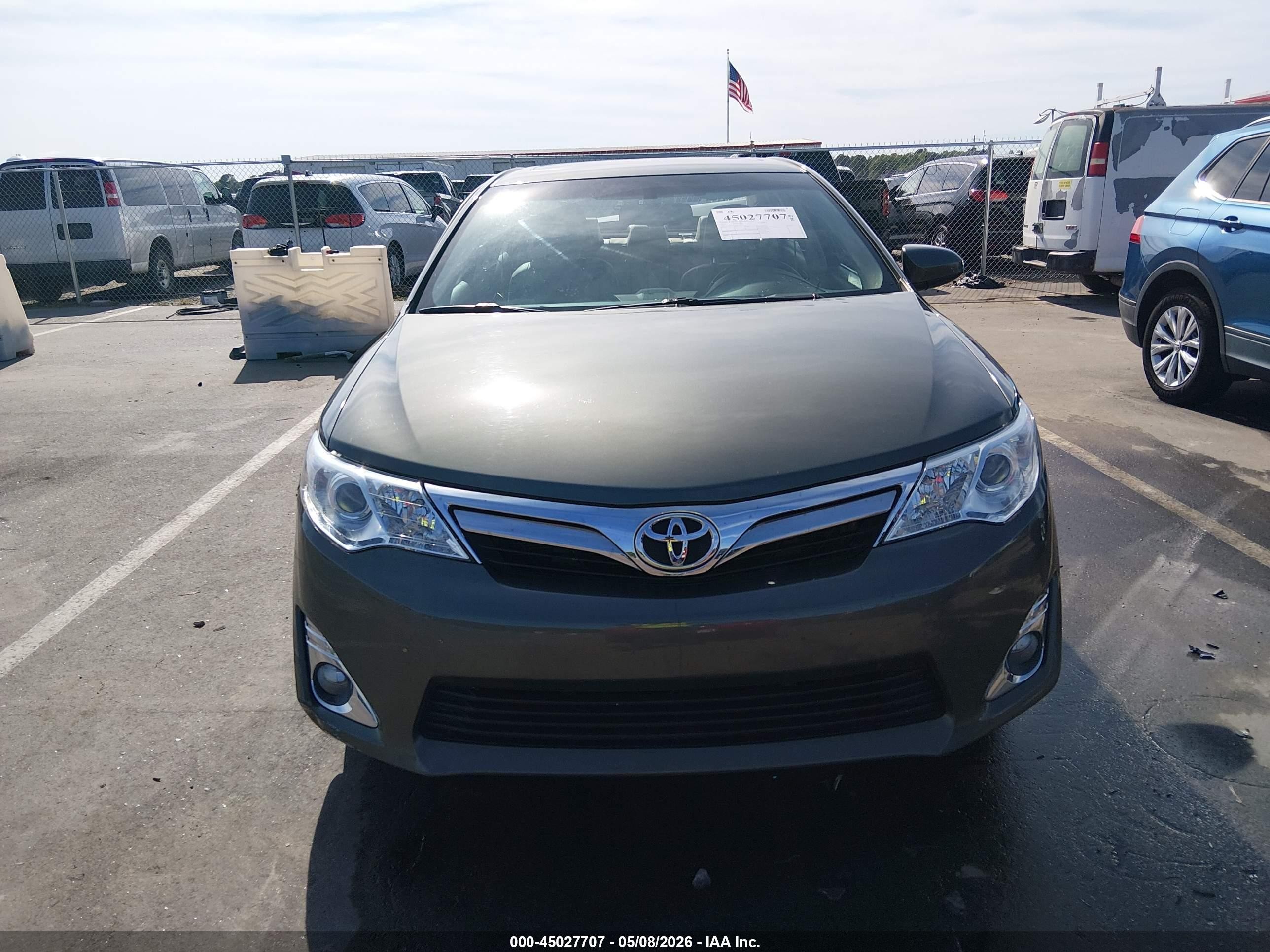 2013 Toyota Camry Xle V6 Серый vin: 4T1BK1FK8DU535475
