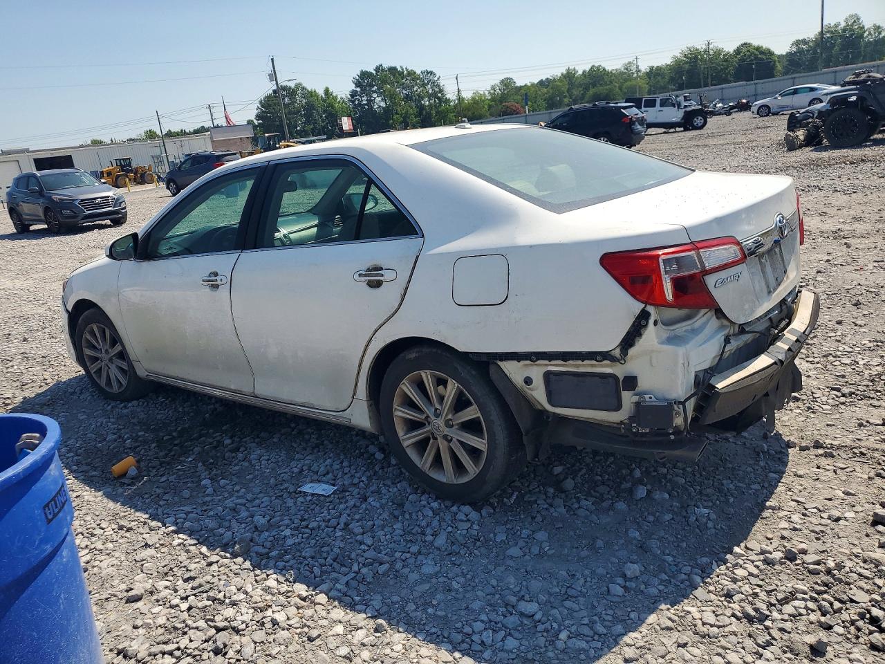 2014 Toyota Camry Xle V6 White vin: 4T1BK1FK8EU538295