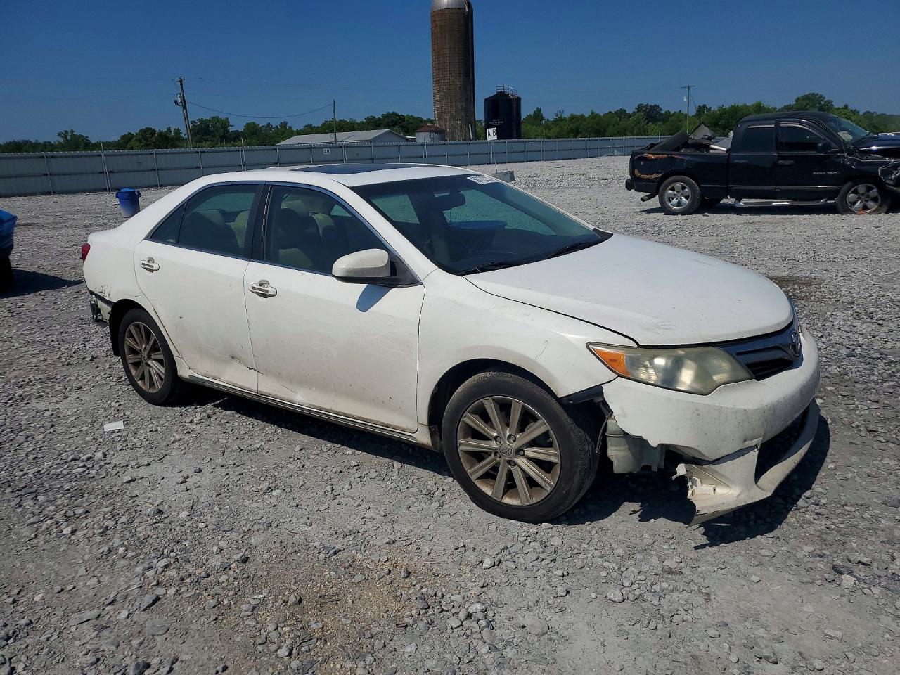 2014 Toyota Camry Xle V6 White vin: 4T1BK1FK8EU538295