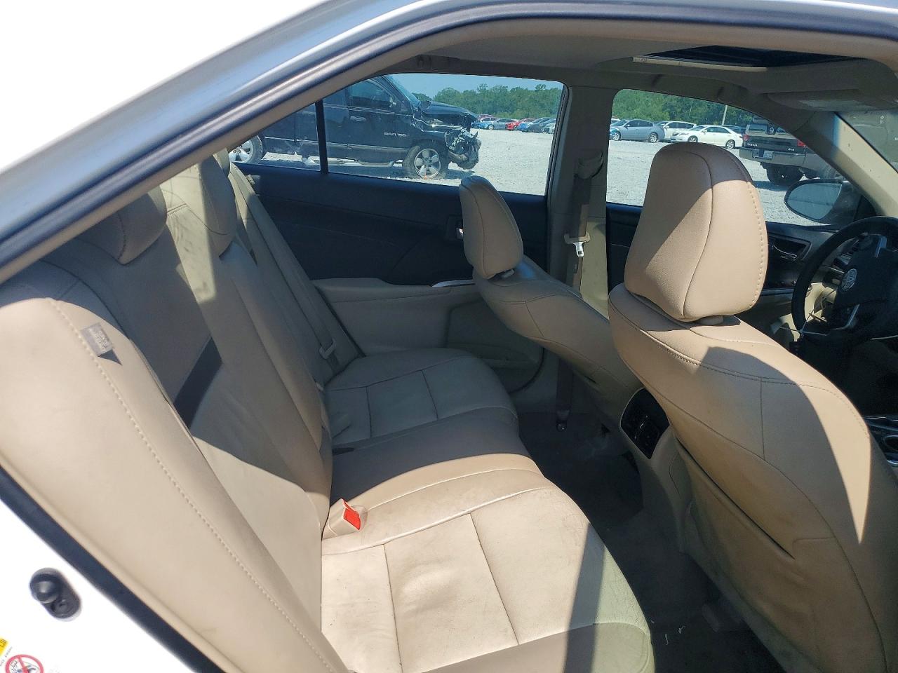 2014 Toyota Camry Xle V6 White vin: 4T1BK1FK8EU538295