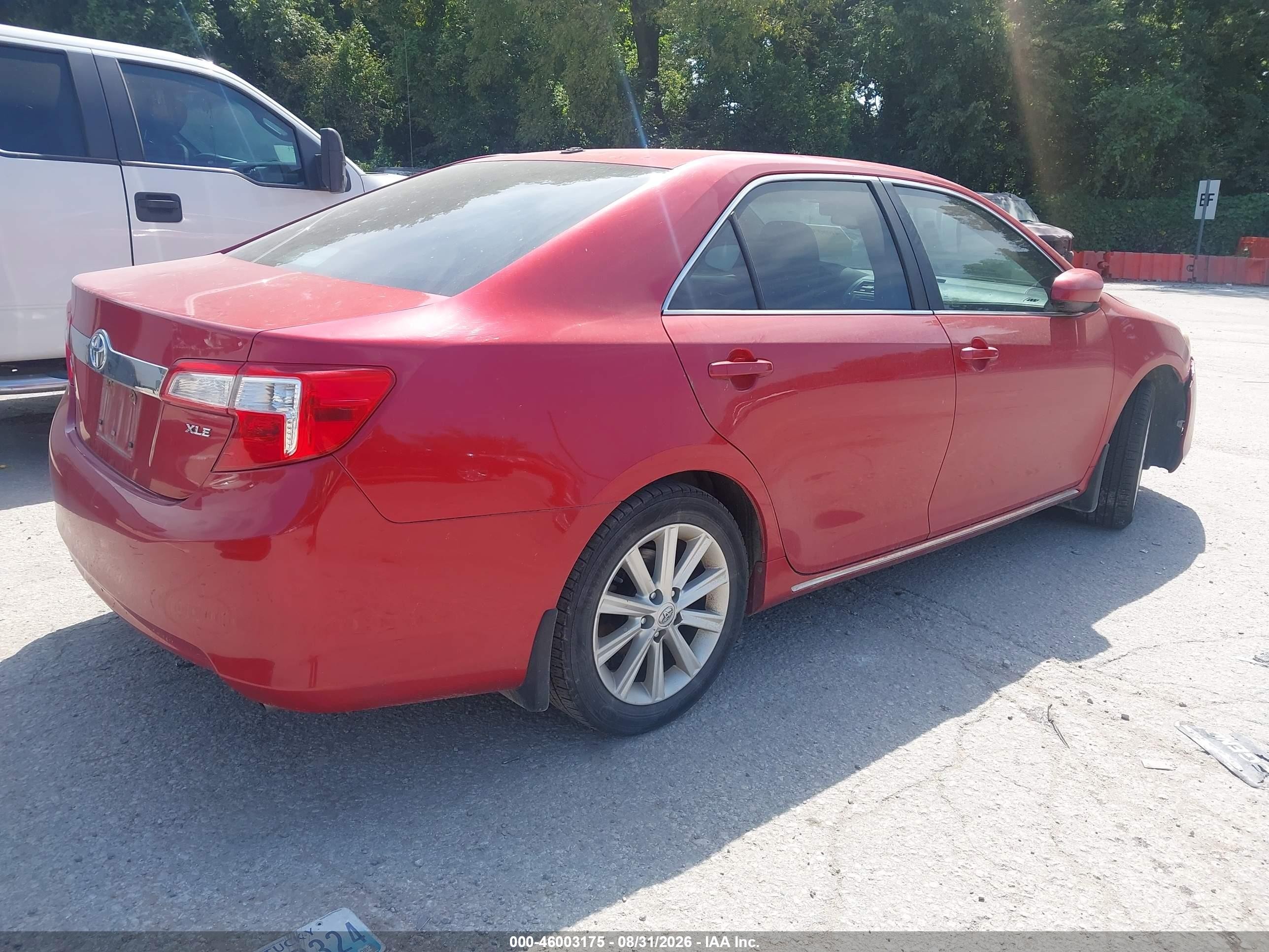 2014 Toyota Camry Xle V6 Красный vin: 4T1BK1FK8EU540273