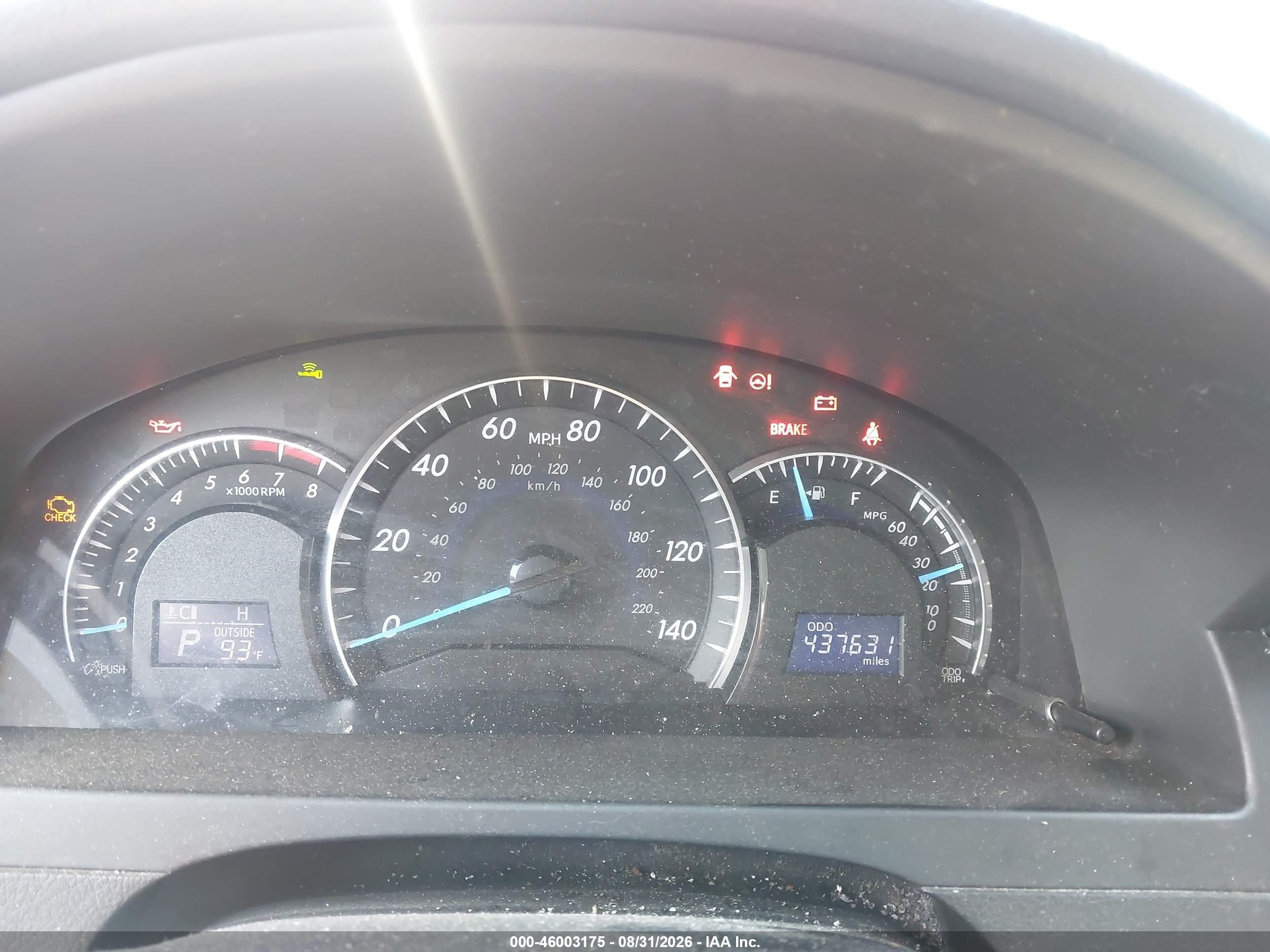2014 Toyota Camry Xle V6 Красный vin: 4T1BK1FK8EU540273