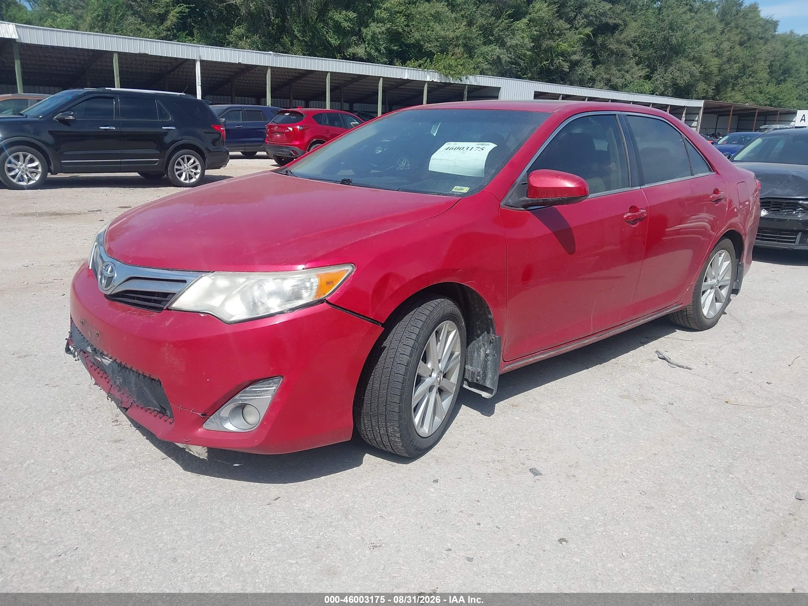 2014 Toyota Camry Xle V6 Красный vin: 4T1BK1FK8EU540273