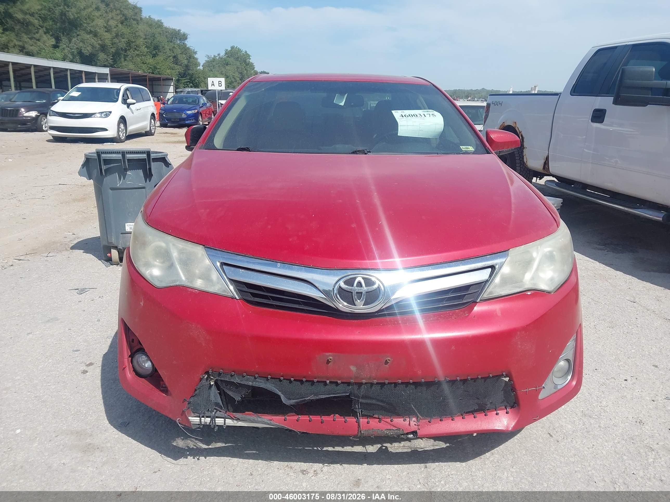 2014 Toyota Camry Xle V6 Красный vin: 4T1BK1FK8EU540273