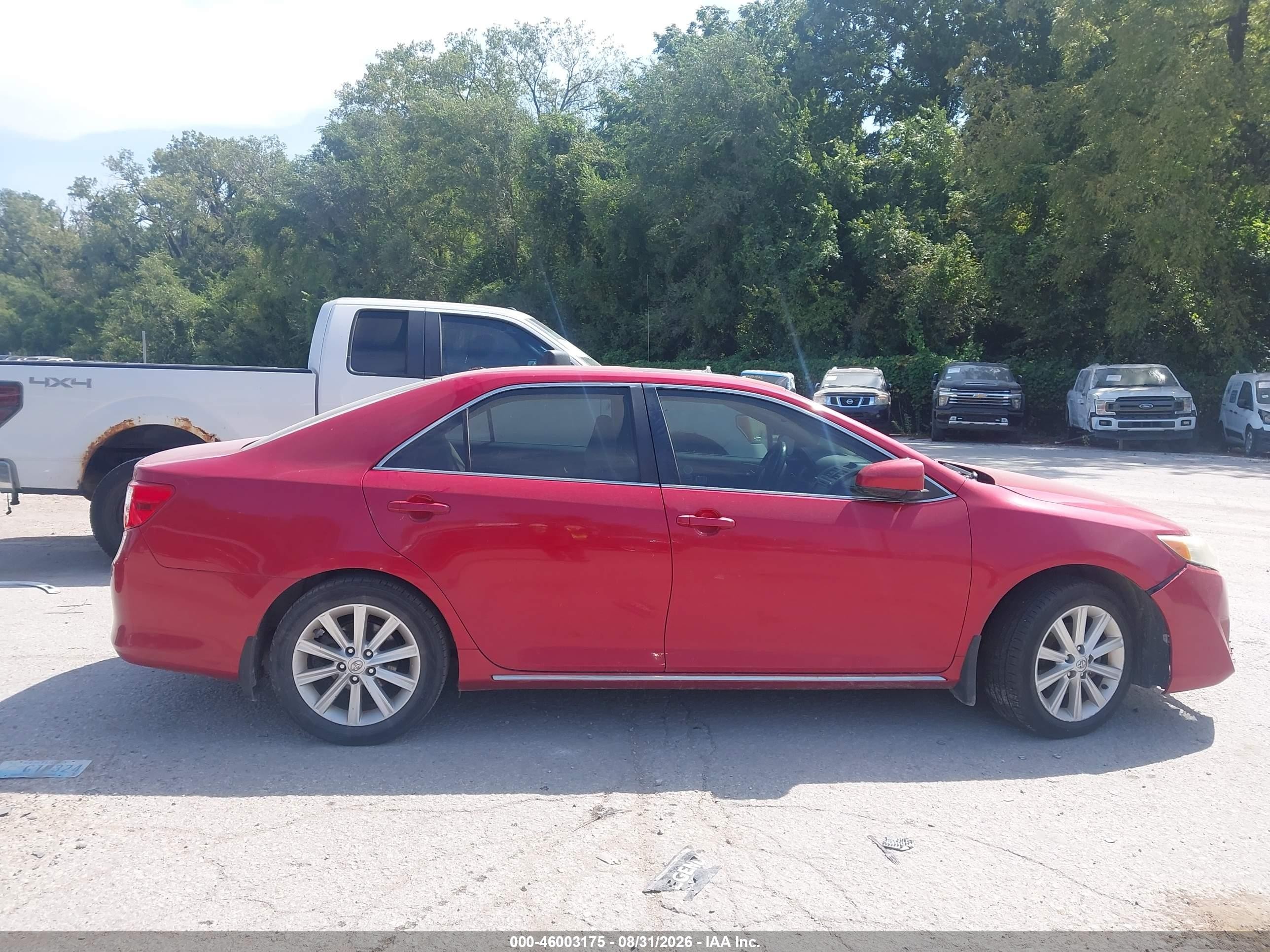 2014 Toyota Camry Xle V6 Красный vin: 4T1BK1FK8EU540273