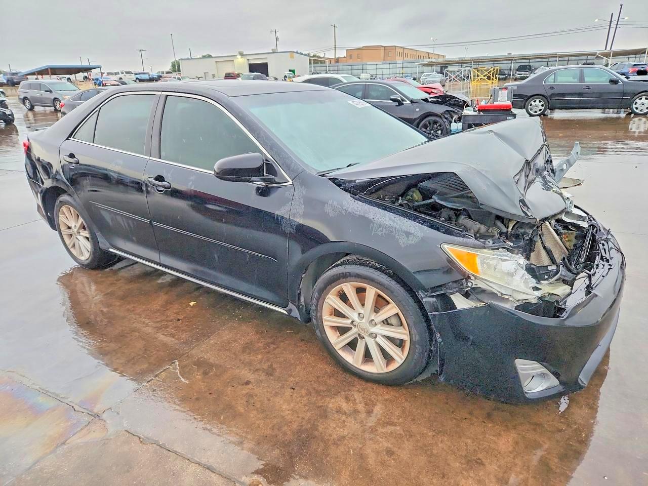 2014 Toyota Camry Xle V6 Black vin: 4T1BK1FK8EU552004