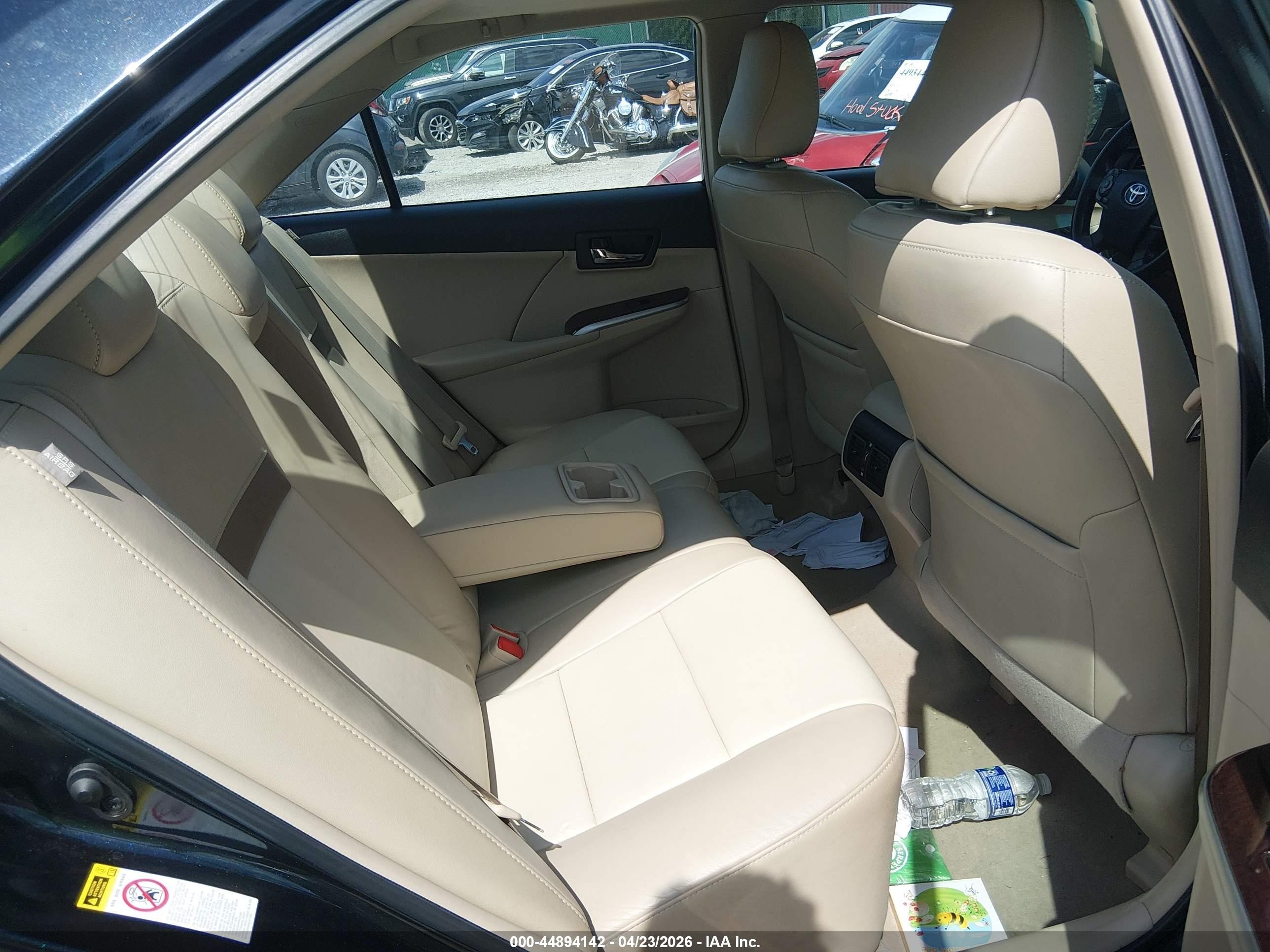 2012 Toyota Camry Xle V6 Black vin: 4T1BK1FK9CU004431