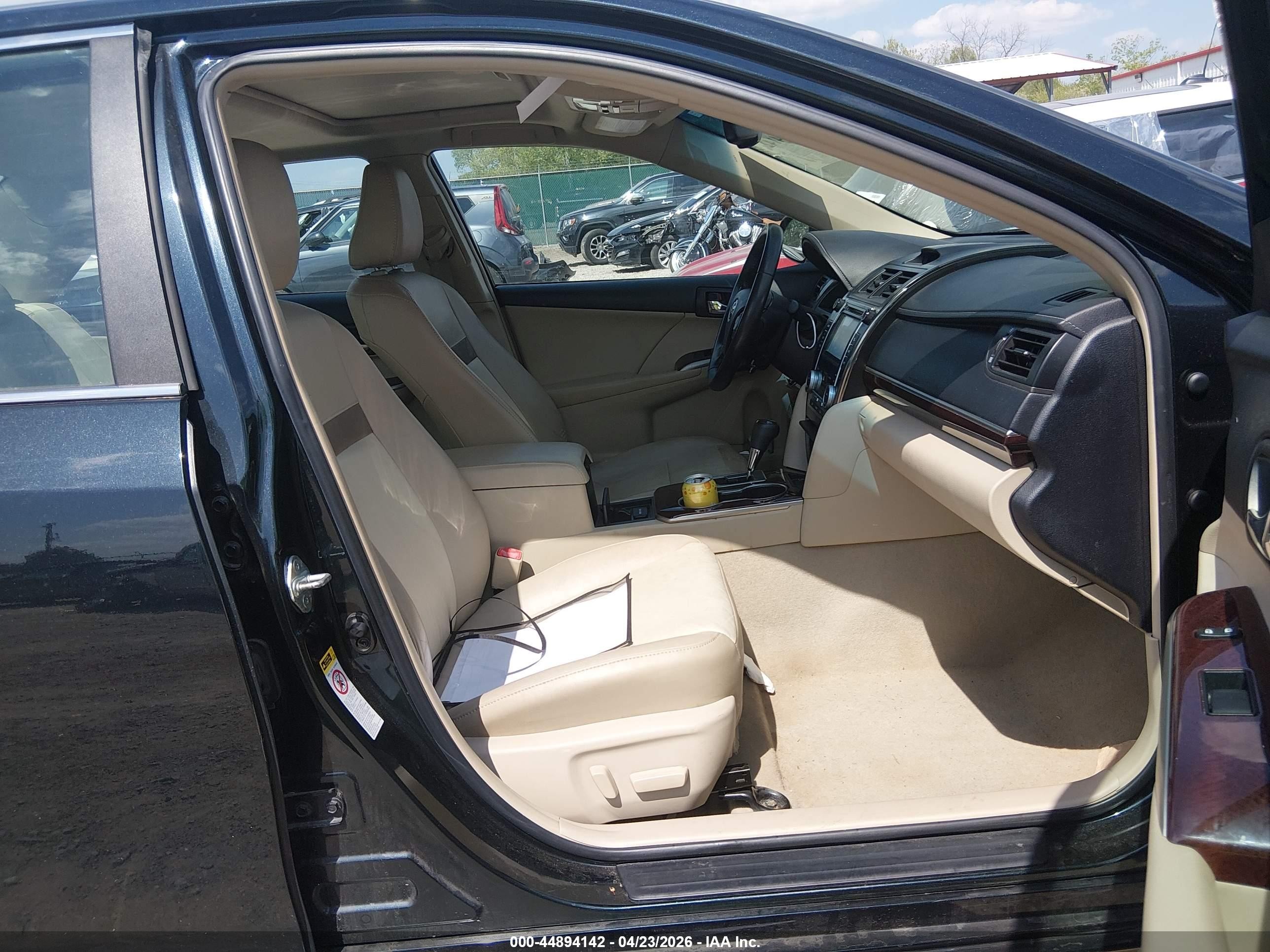 2012 Toyota Camry Xle V6 Black vin: 4T1BK1FK9CU004431