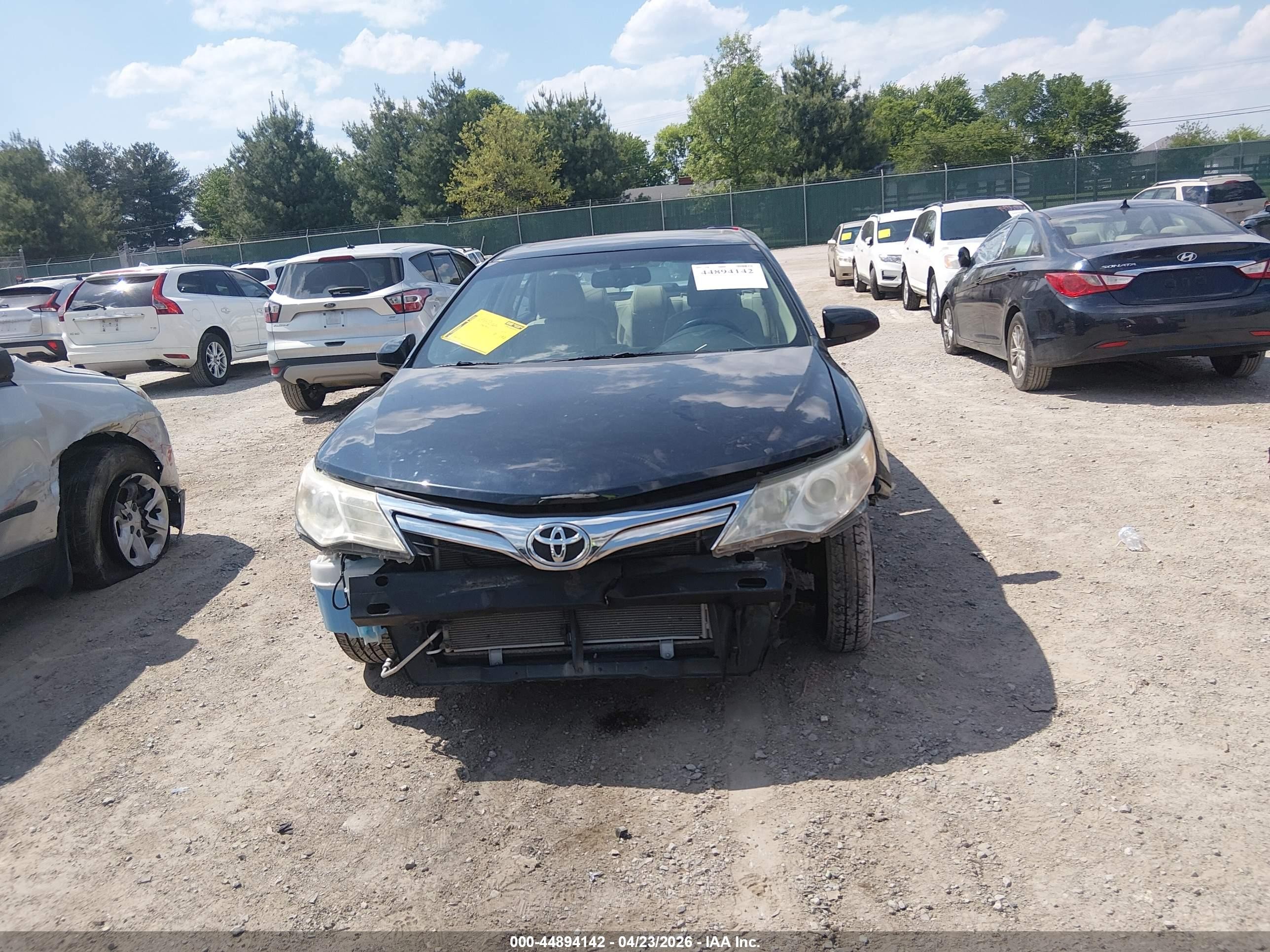 2012 Toyota Camry Xle V6 Black vin: 4T1BK1FK9CU004431