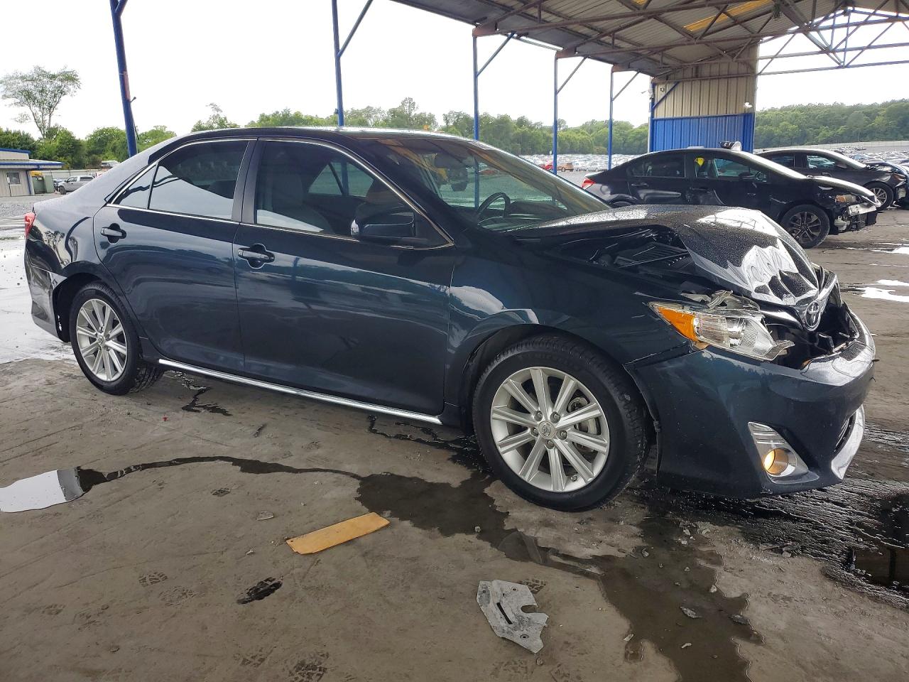 2012 Toyota Camry Xle V6 Blue vin: 4T1BK1FK9CU005336