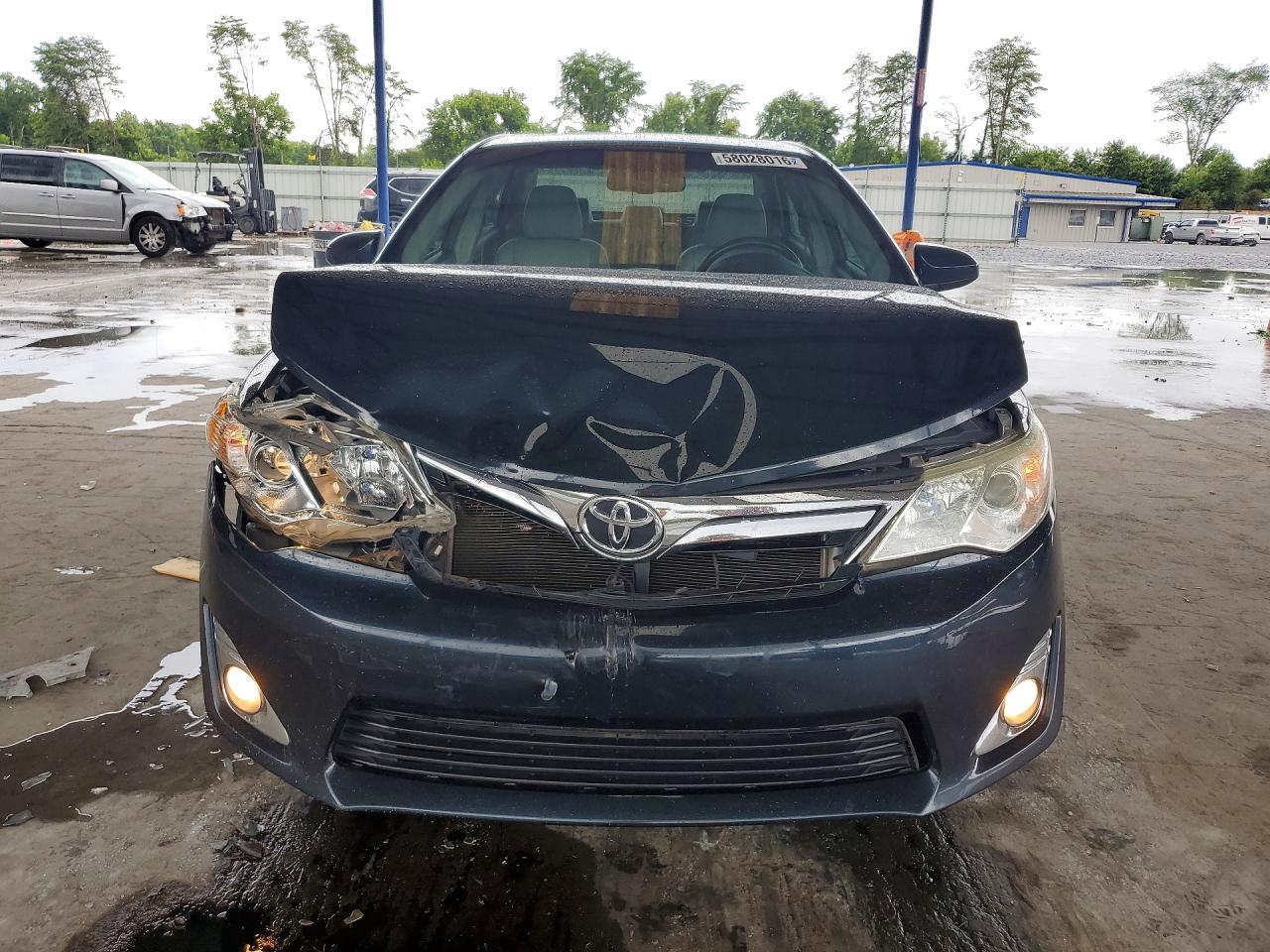 2012 Toyota Camry Xle V6 Blue vin: 4T1BK1FK9CU005336