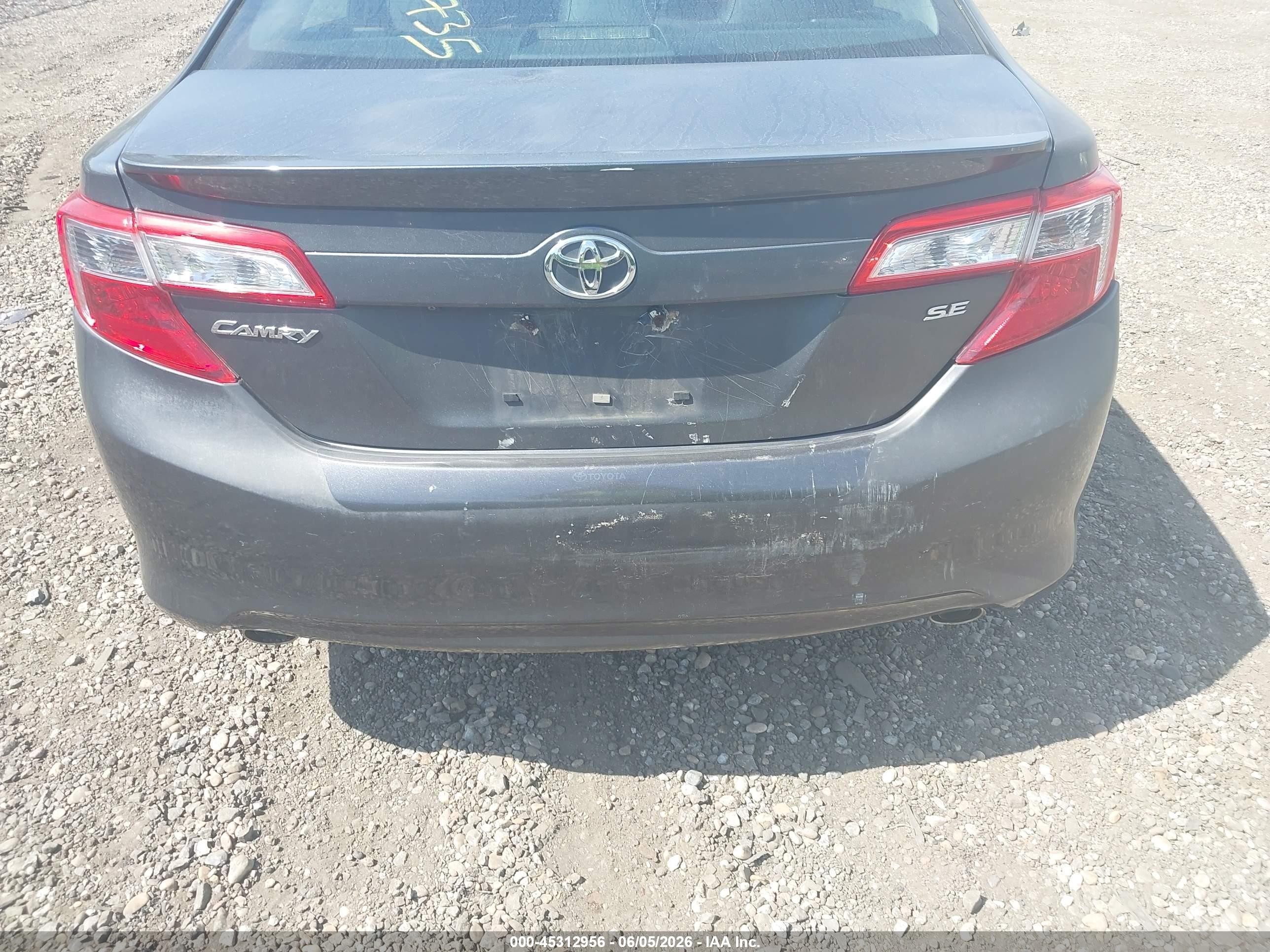 2012 Toyota Camry Se V6 Серый vin: 4T1BK1FK9CU008818