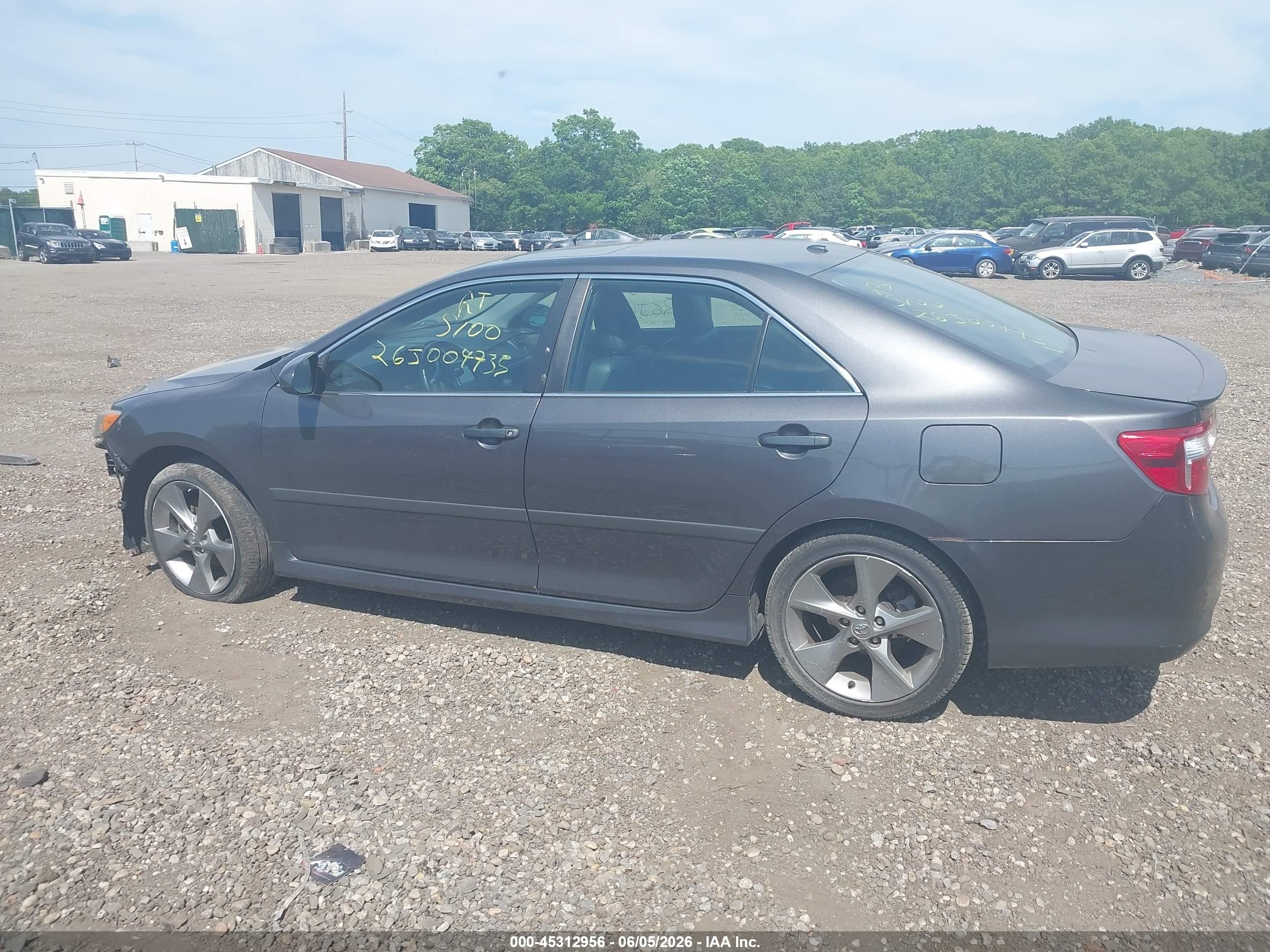 2012 Toyota Camry Se V6 Серый vin: 4T1BK1FK9CU008818
