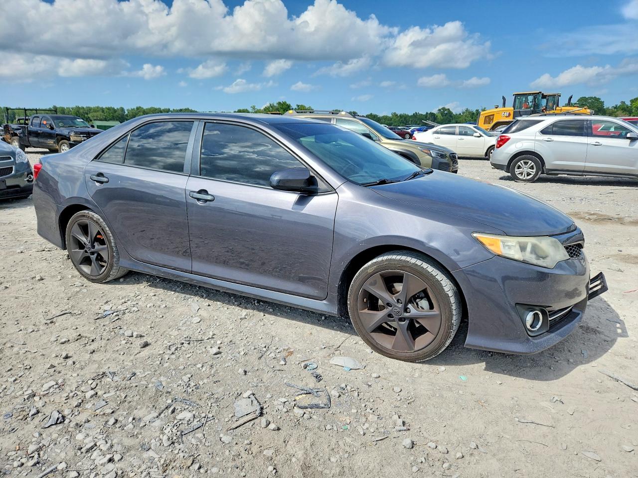 2012 Toyota Camry Se V6 Gray vin: 4T1BK1FK9CU013095
