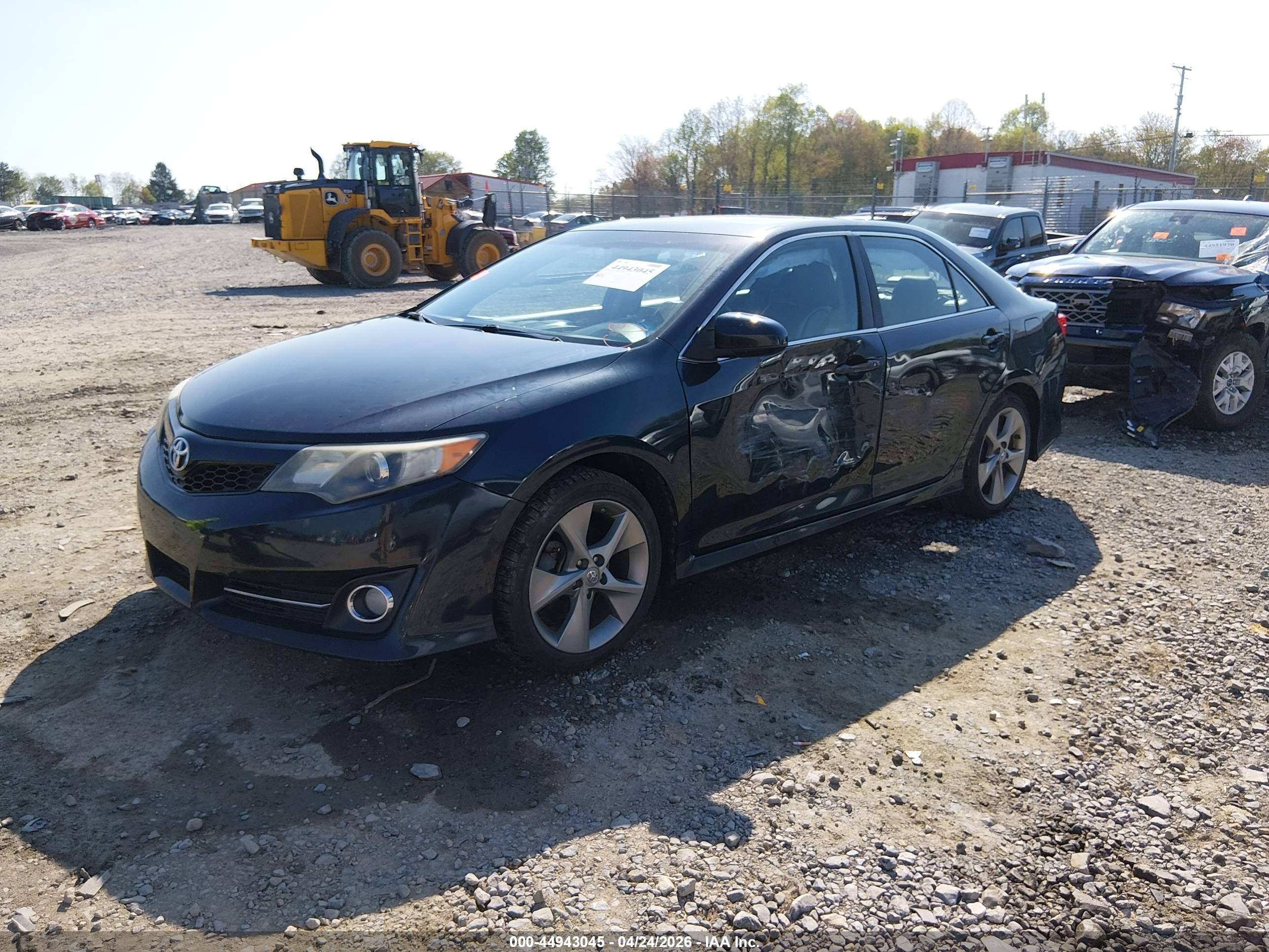 2012 Toyota Camry Se V6 Black vin: 4T1BK1FK9CU014862