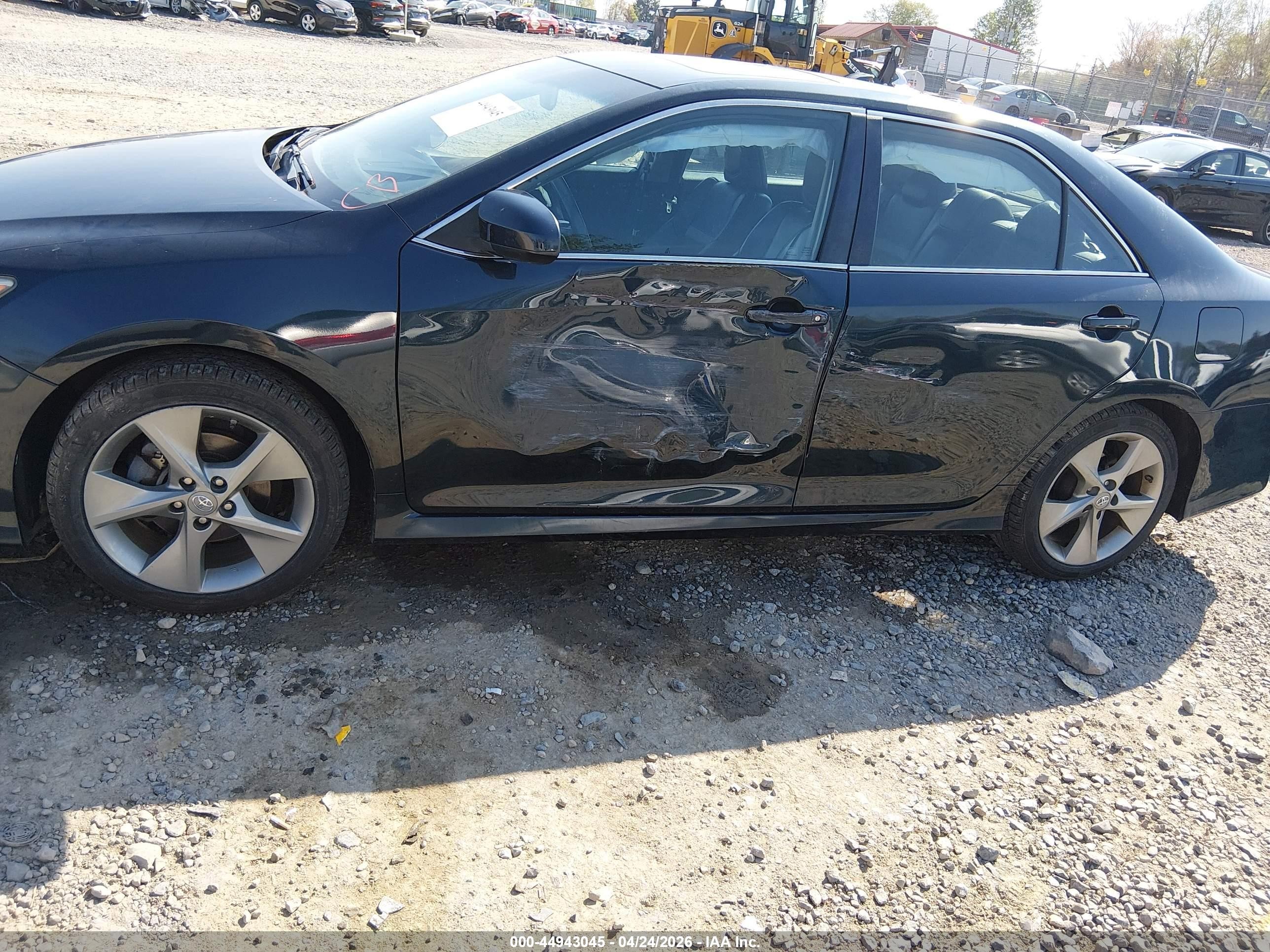 2012 Toyota Camry Se V6 Black vin: 4T1BK1FK9CU014862