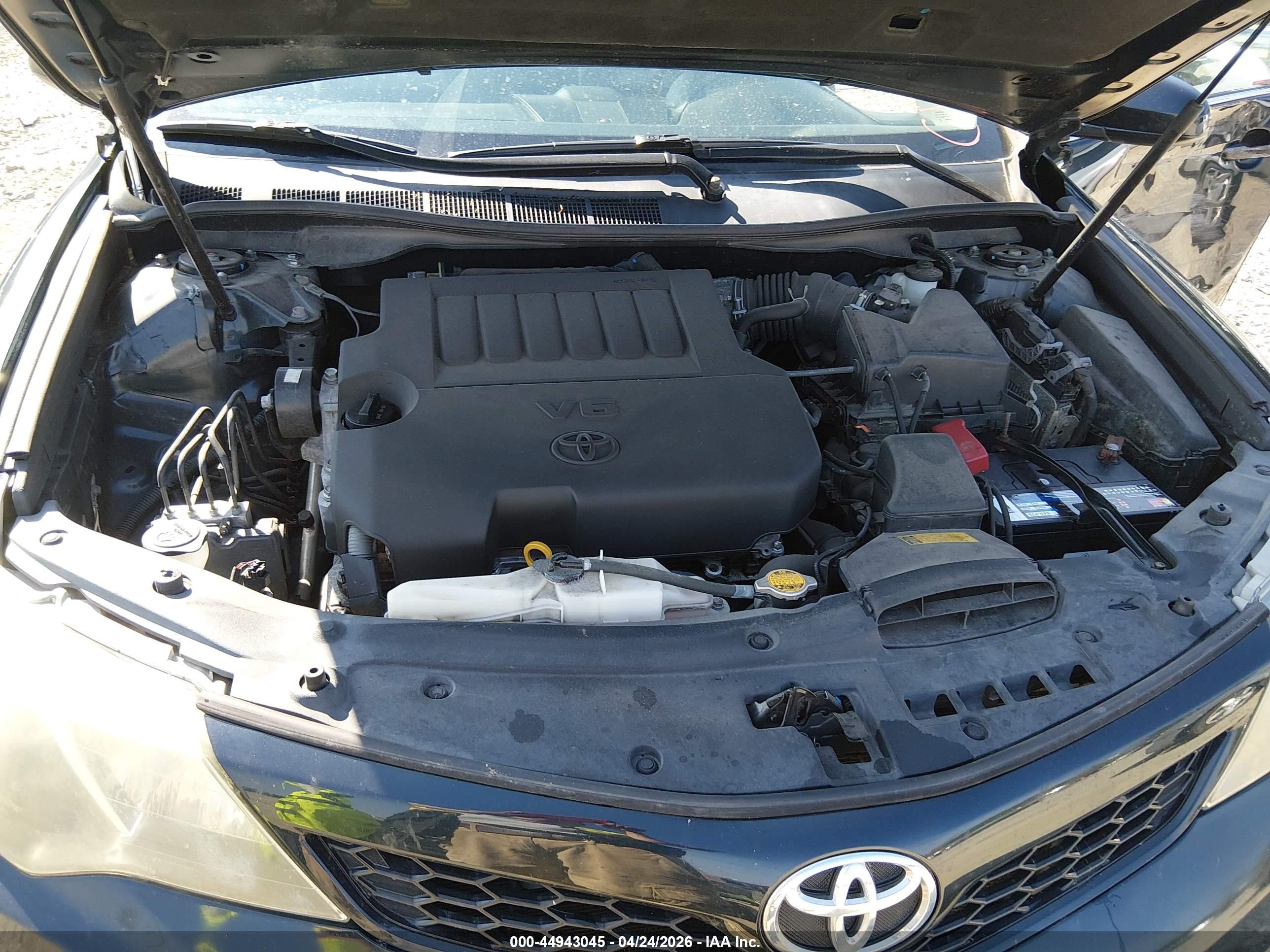 2012 Toyota Camry Se V6 Black vin: 4T1BK1FK9CU014862
