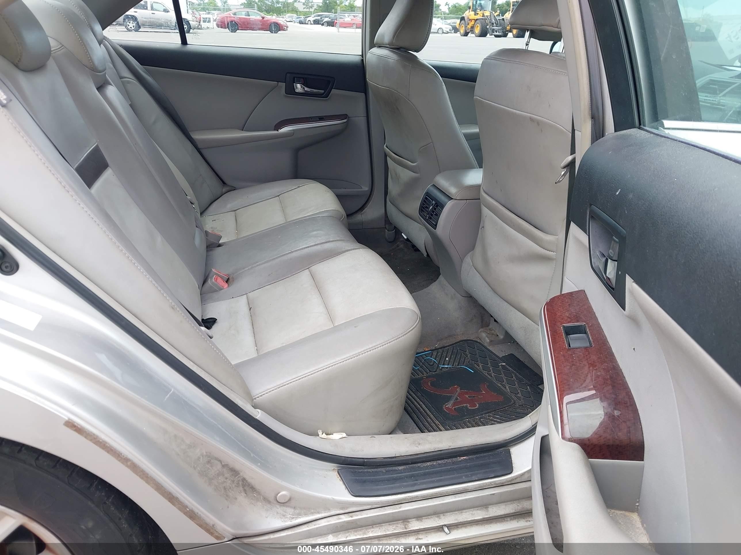 2012 Toyota Camry Xle V6 Silver vin: 4T1BK1FK9CU020029