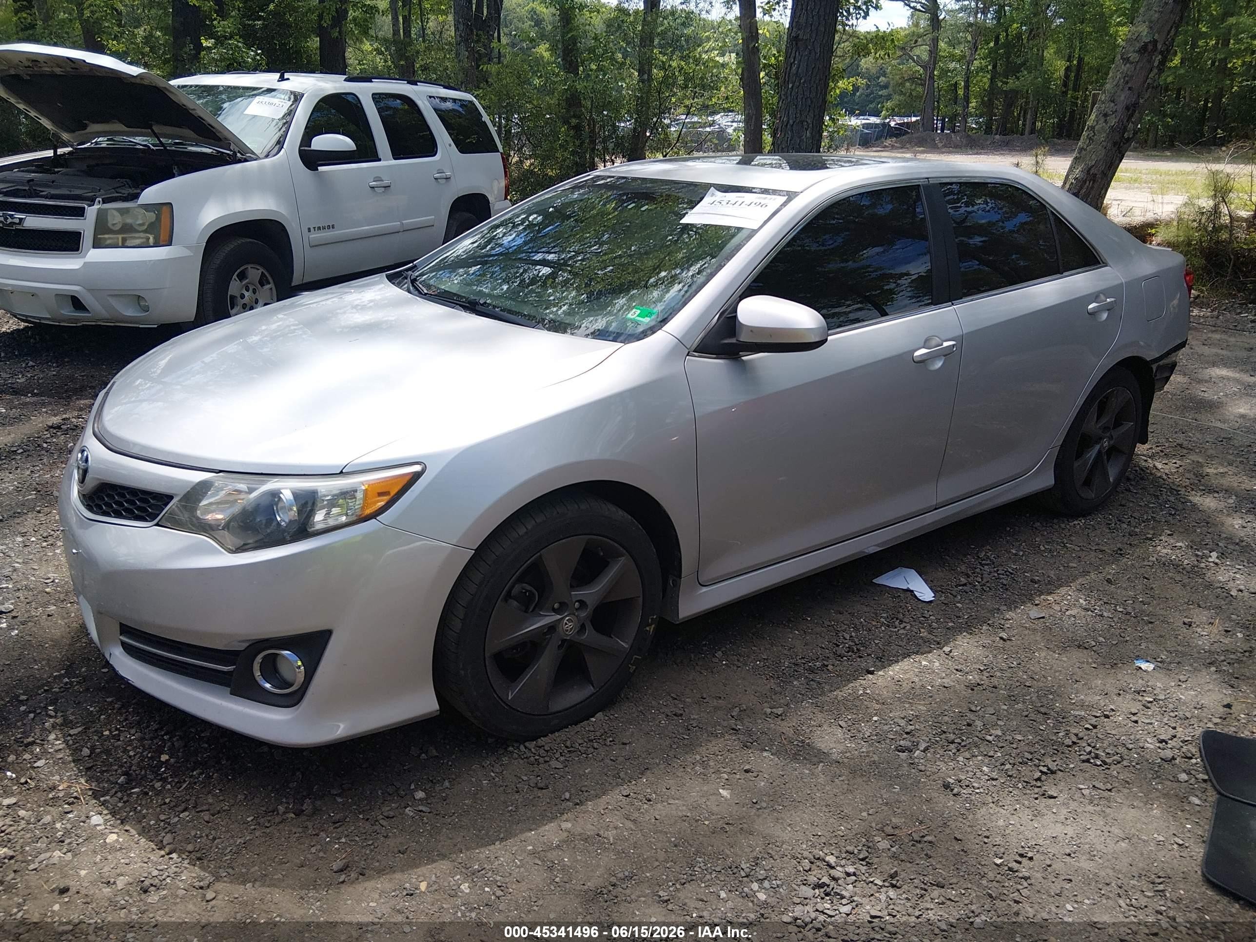 2012 Toyota Camry Se V6 Silver vin: 4T1BK1FK9CU503827