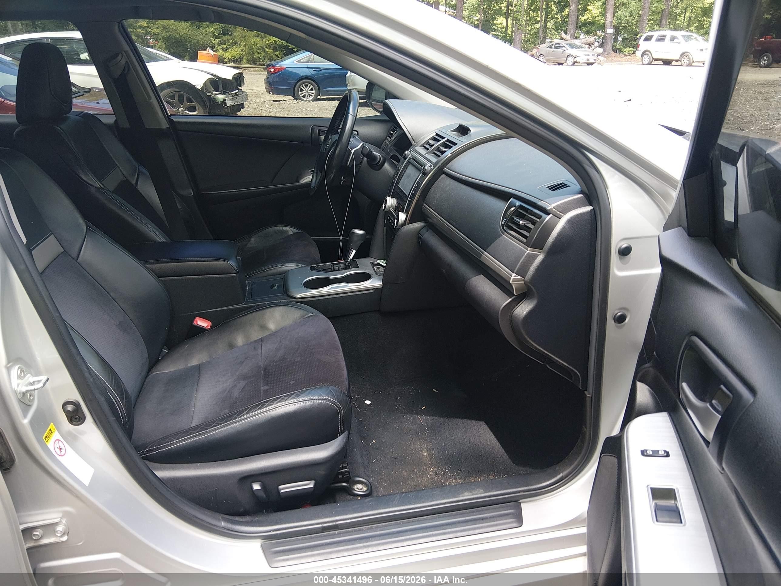 2012 Toyota Camry Se V6 Silver vin: 4T1BK1FK9CU503827