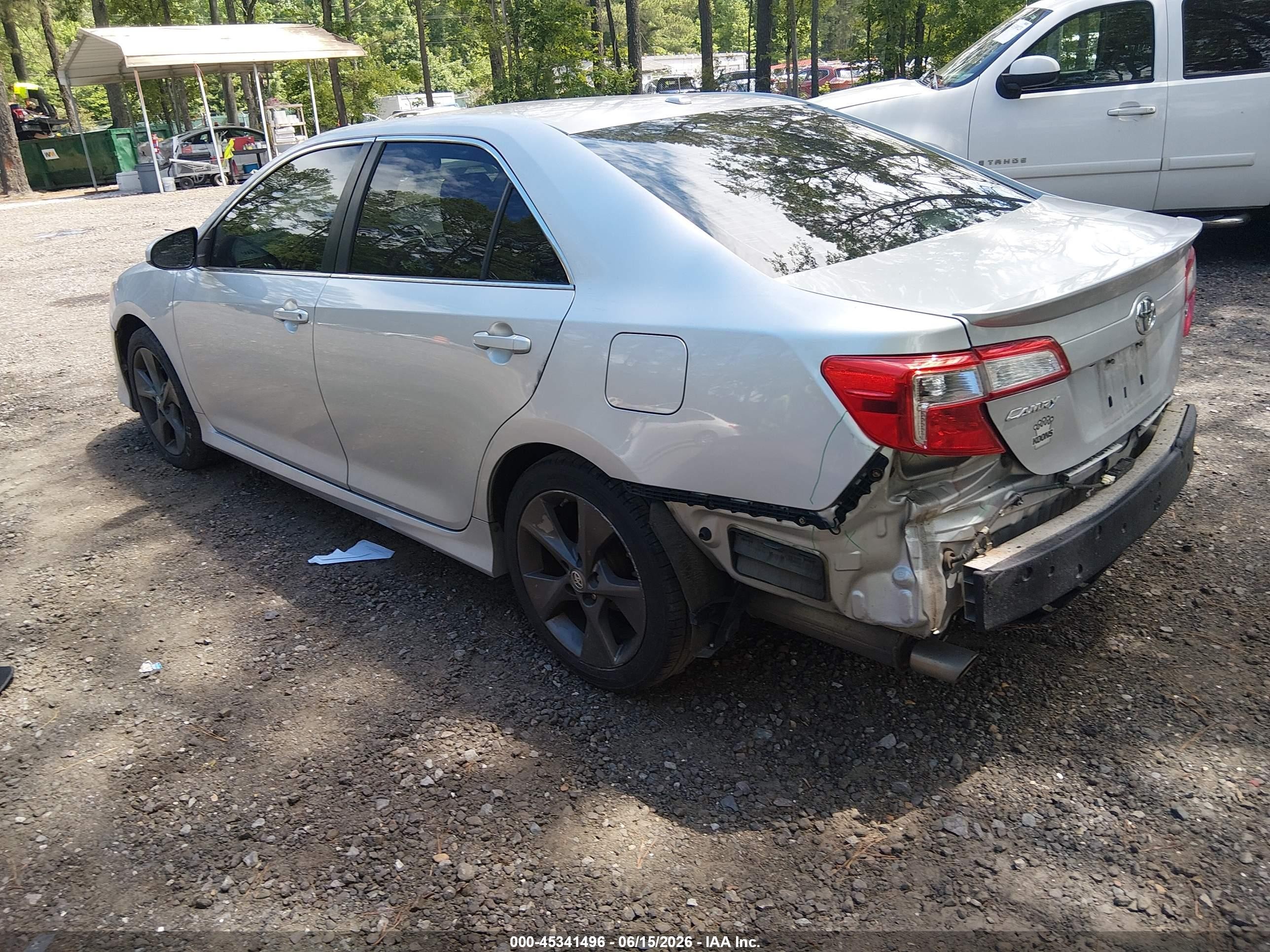 2012 Toyota Camry Se V6 Silver vin: 4T1BK1FK9CU503827