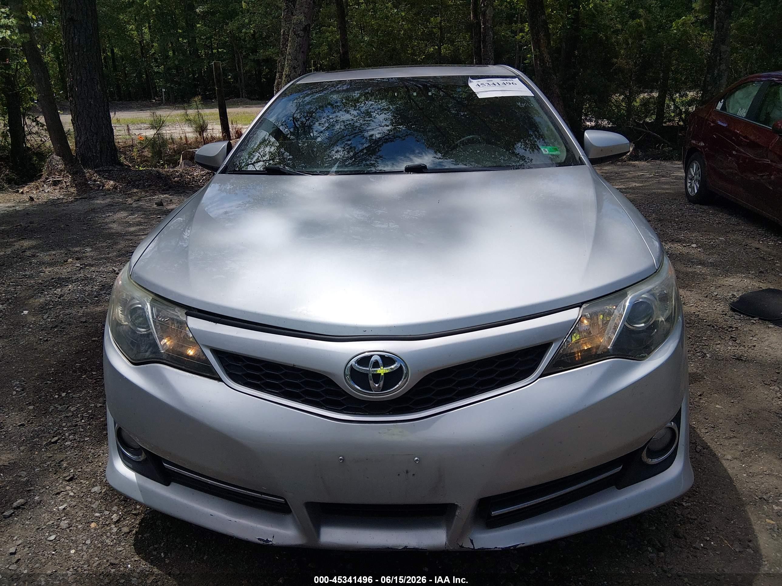 2012 Toyota Camry Se V6 Silver vin: 4T1BK1FK9CU503827