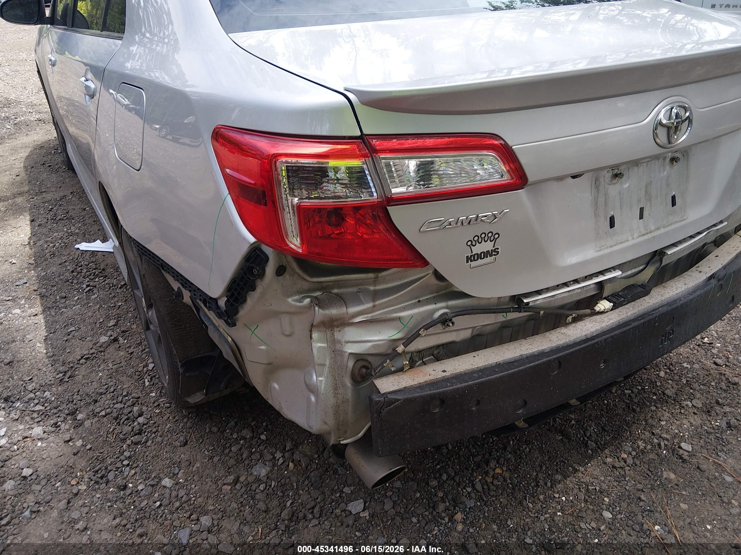 2012 Toyota Camry Se V6 Silver vin: 4T1BK1FK9CU503827
