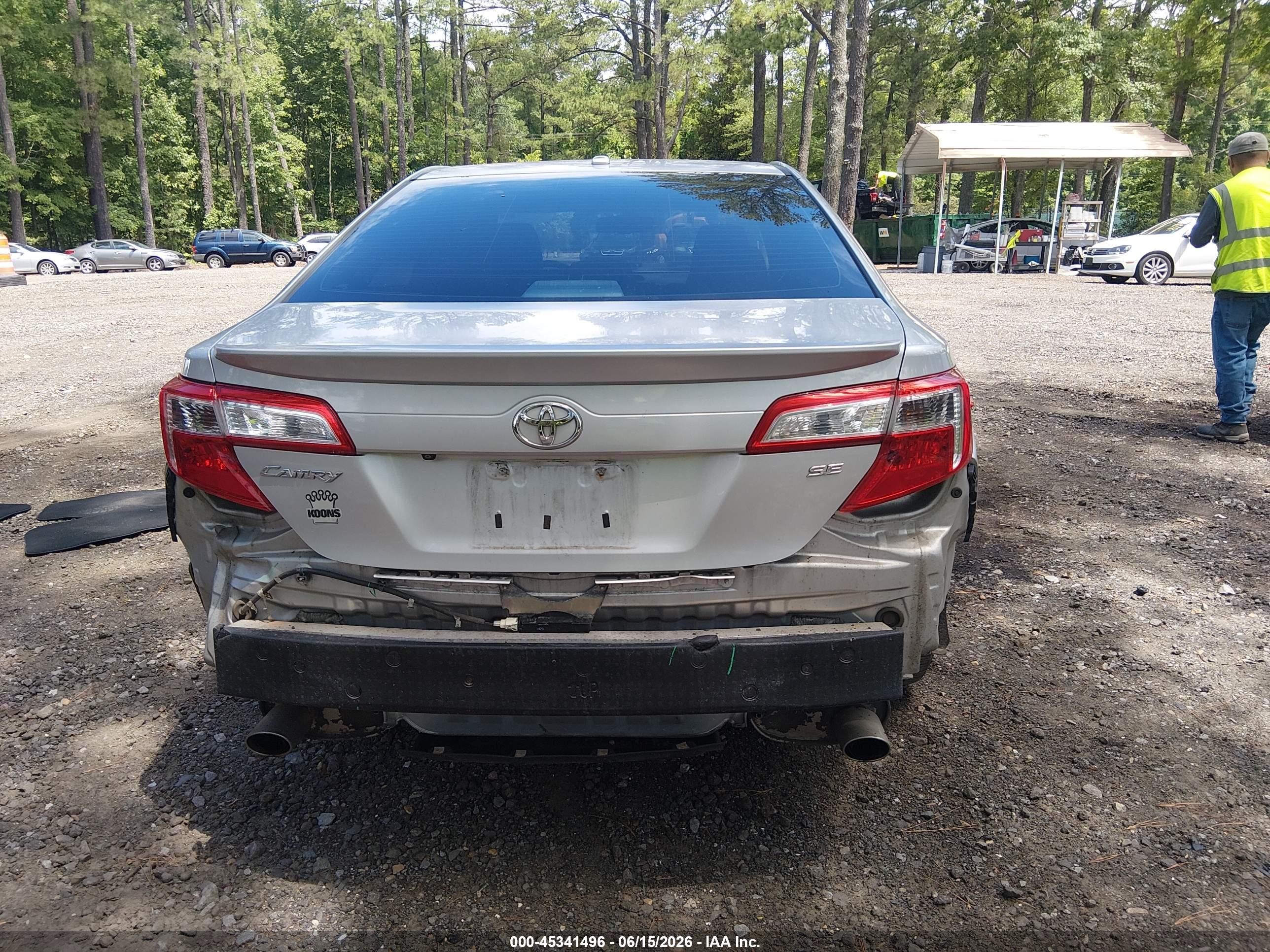 2012 Toyota Camry Se V6 Silver vin: 4T1BK1FK9CU503827