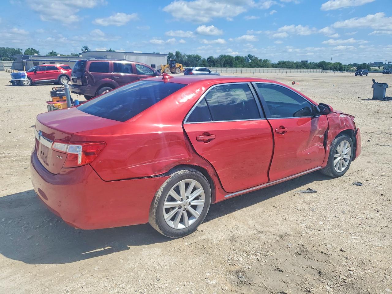 2012 Toyota Camry Xle V6 Red vin: 4T1BK1FK9CU506324