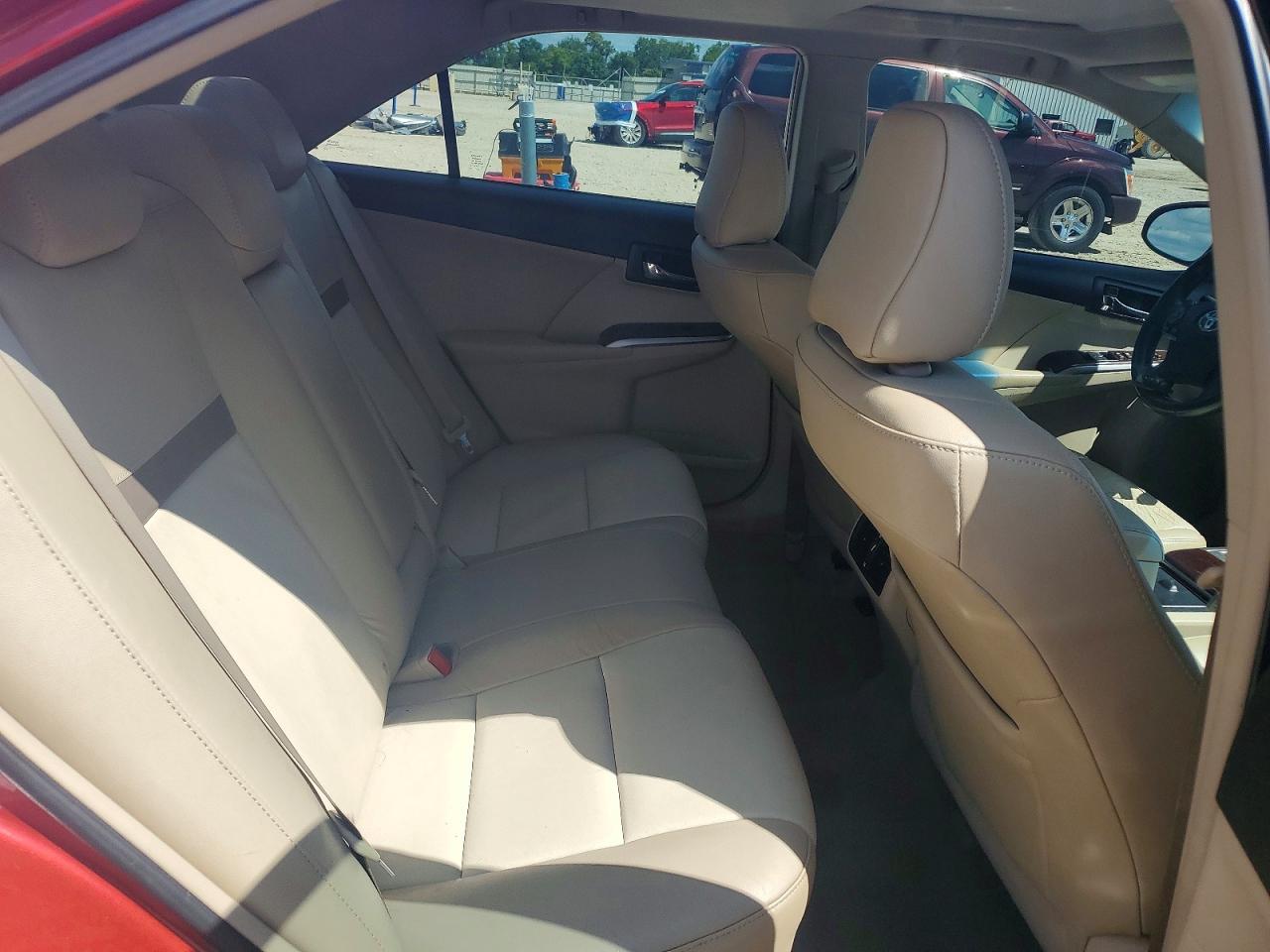 2012 Toyota Camry Xle V6 Red vin: 4T1BK1FK9CU506324