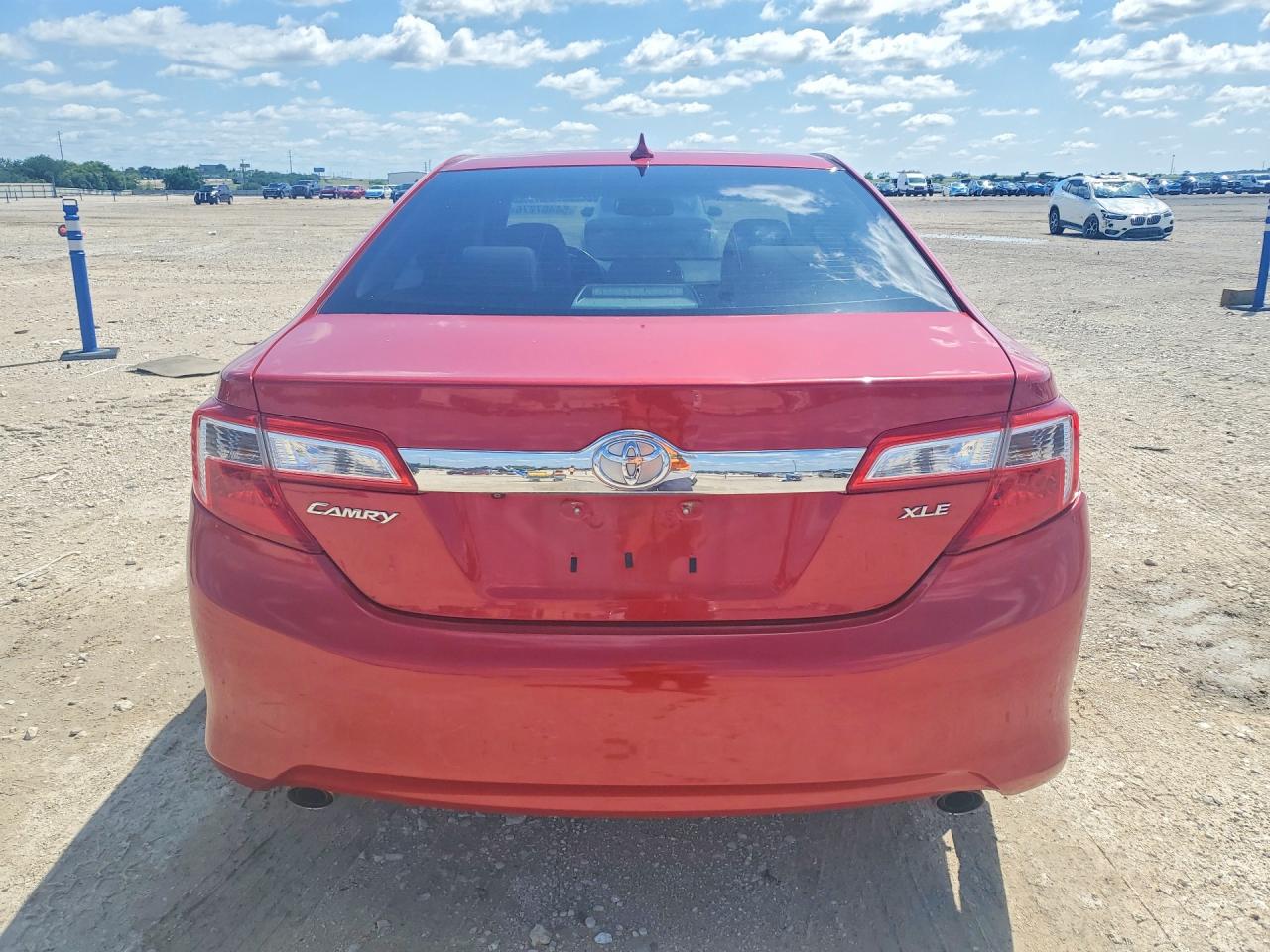 2012 Toyota Camry Xle V6 Red vin: 4T1BK1FK9CU506324