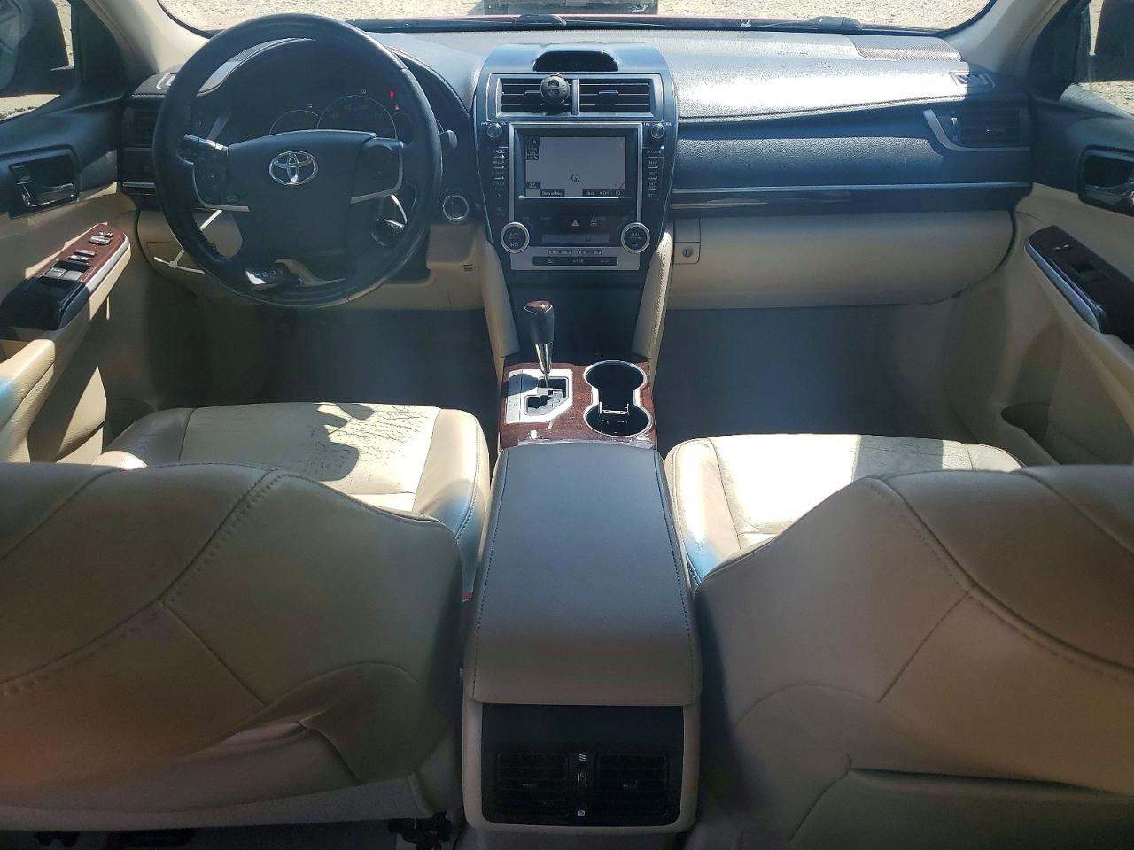 2012 Toyota Camry Xle V6 Red vin: 4T1BK1FK9CU506324