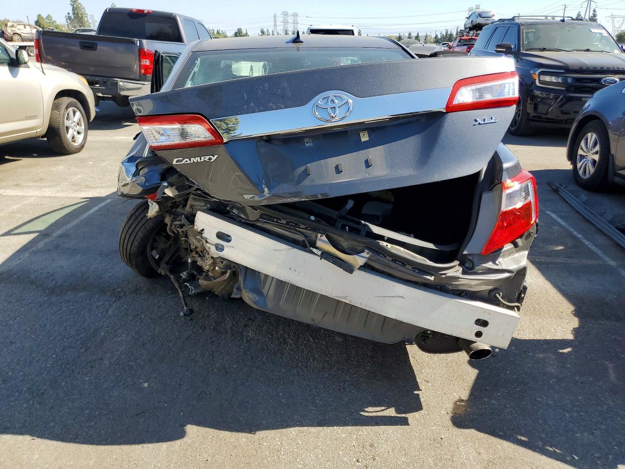 2012 Toyota Camry Xle V6 Charcoal vin: 4T1BK1FK9CU507733