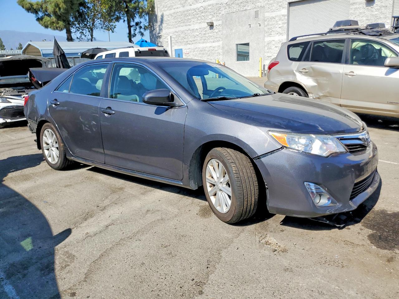 2012 Toyota Camry Xle V6 Charcoal vin: 4T1BK1FK9CU507733