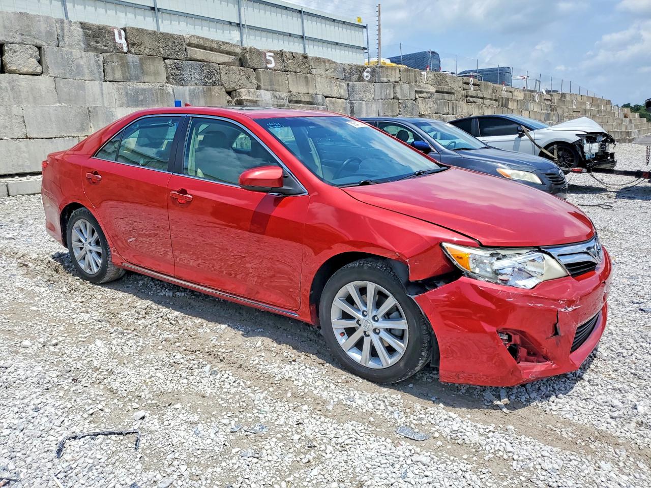 2012 Toyota Camry Se Red vin: 4T1BK1FK9CU513614