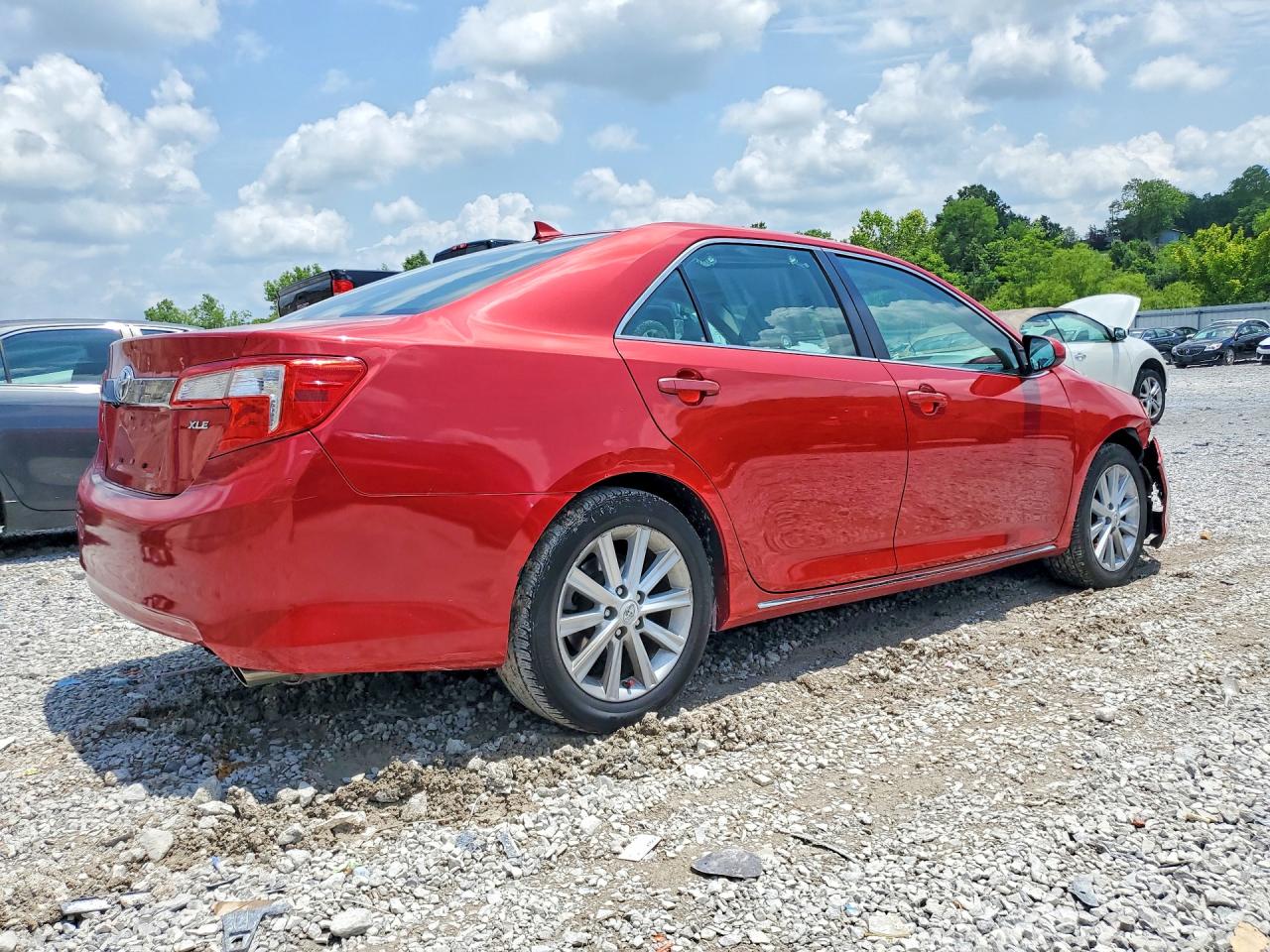 2012 Toyota Camry Se Red vin: 4T1BK1FK9CU513614