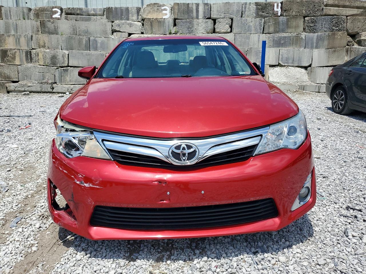 2012 Toyota Camry Se Red vin: 4T1BK1FK9CU513614