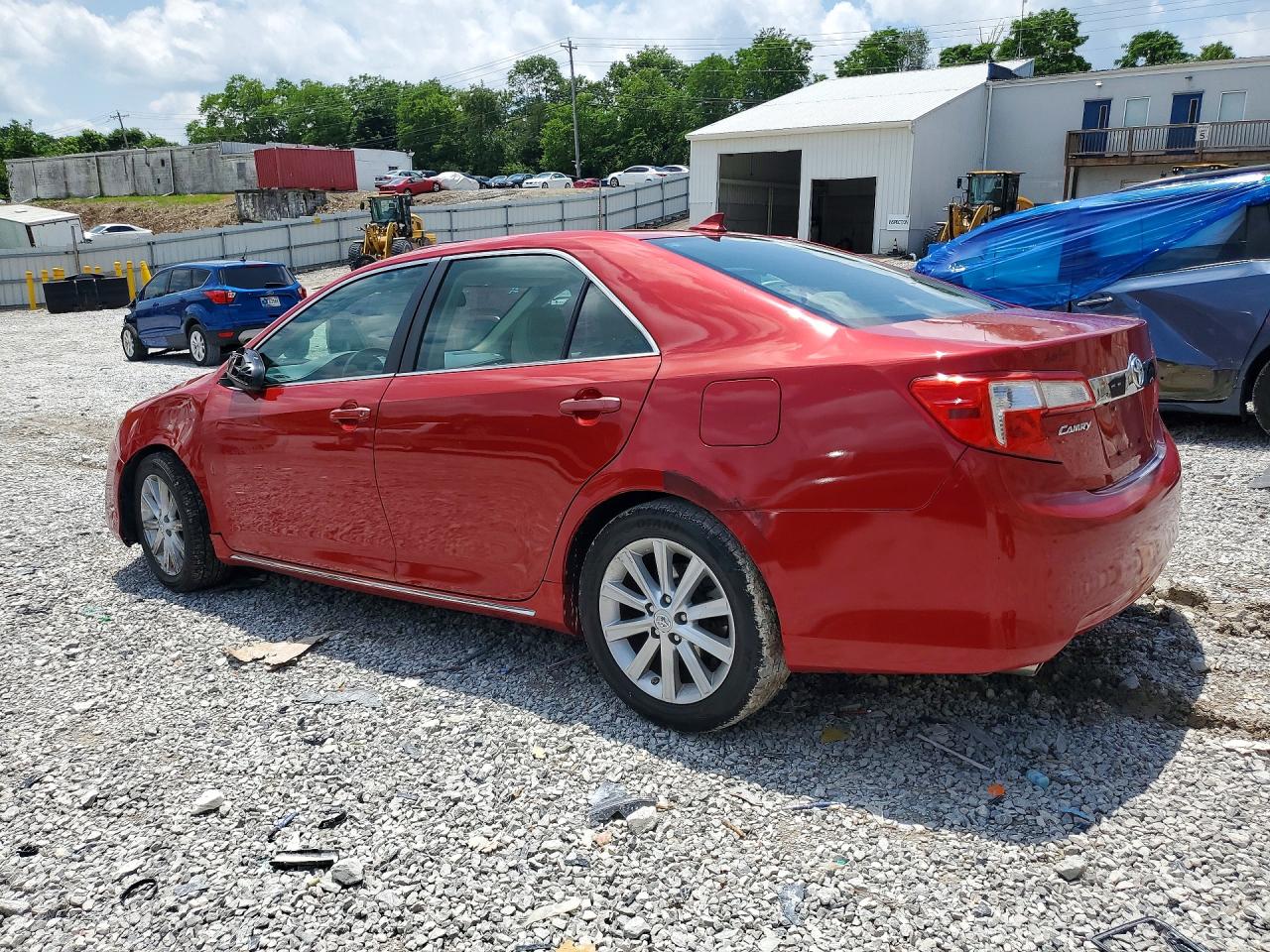 2012 Toyota Camry Se Red vin: 4T1BK1FK9CU513614