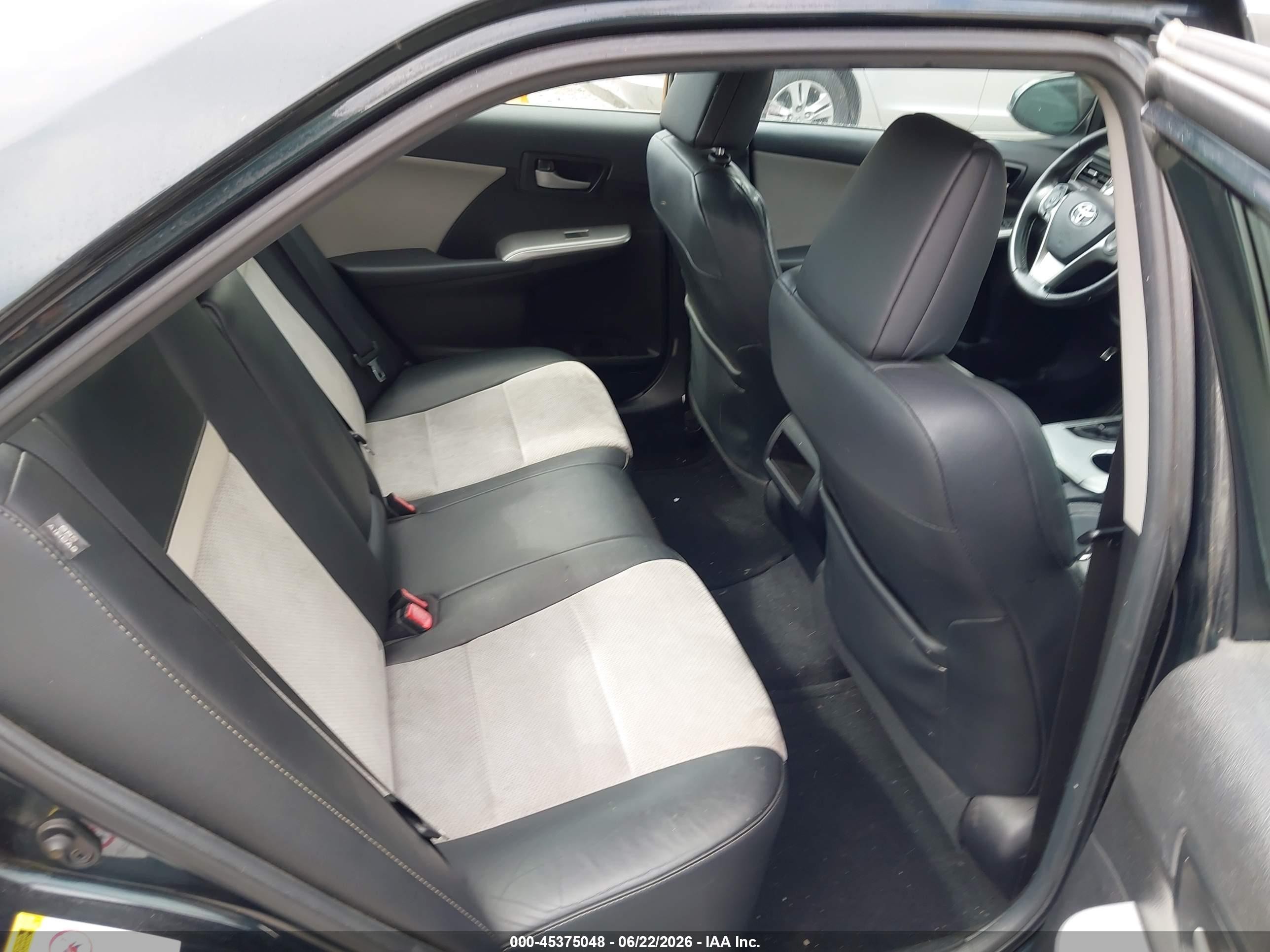 2012 Toyota Camry Se V6 Black vin: 4T1BK1FK9CU519705