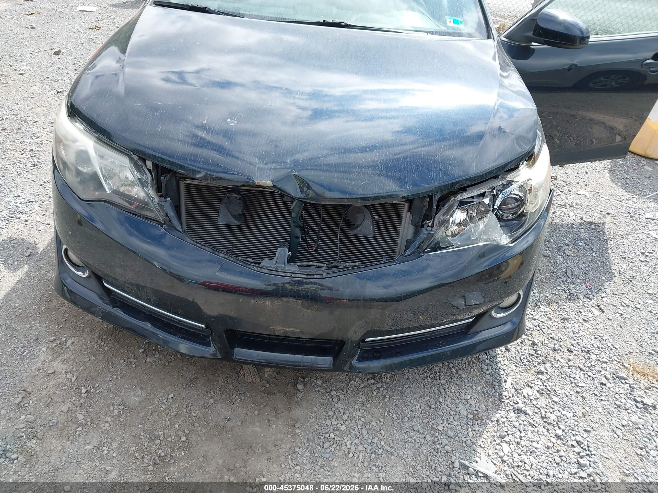 2012 Toyota Camry Se V6 Black vin: 4T1BK1FK9CU519705