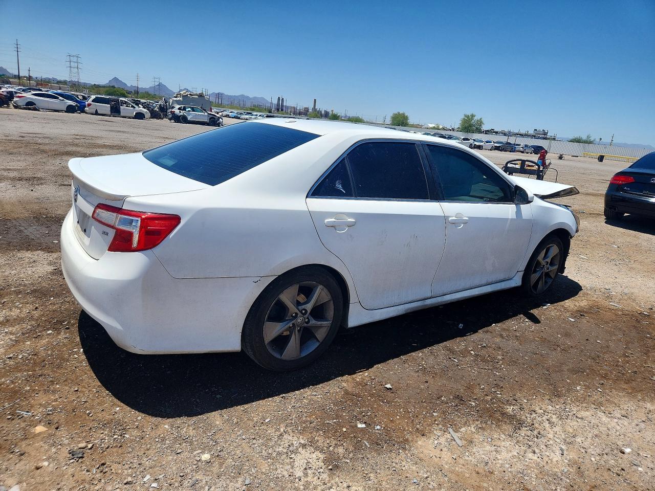 2012 Toyota Camry Se V6 White vin: 4T1BK1FK9CU521244