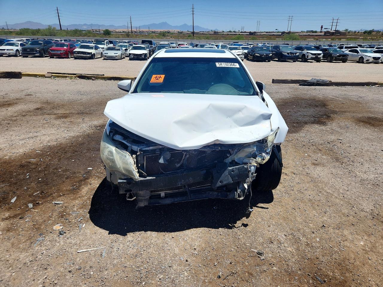 2012 Toyota Camry Se V6 White vin: 4T1BK1FK9CU521244