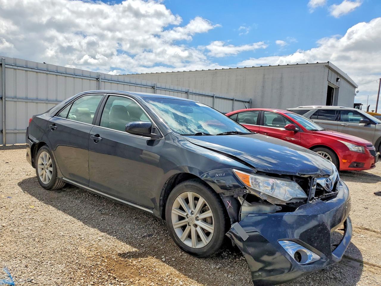 2012 Toyota Camry Xle V6 Blue vin: 4T1BK1FK9CU522538