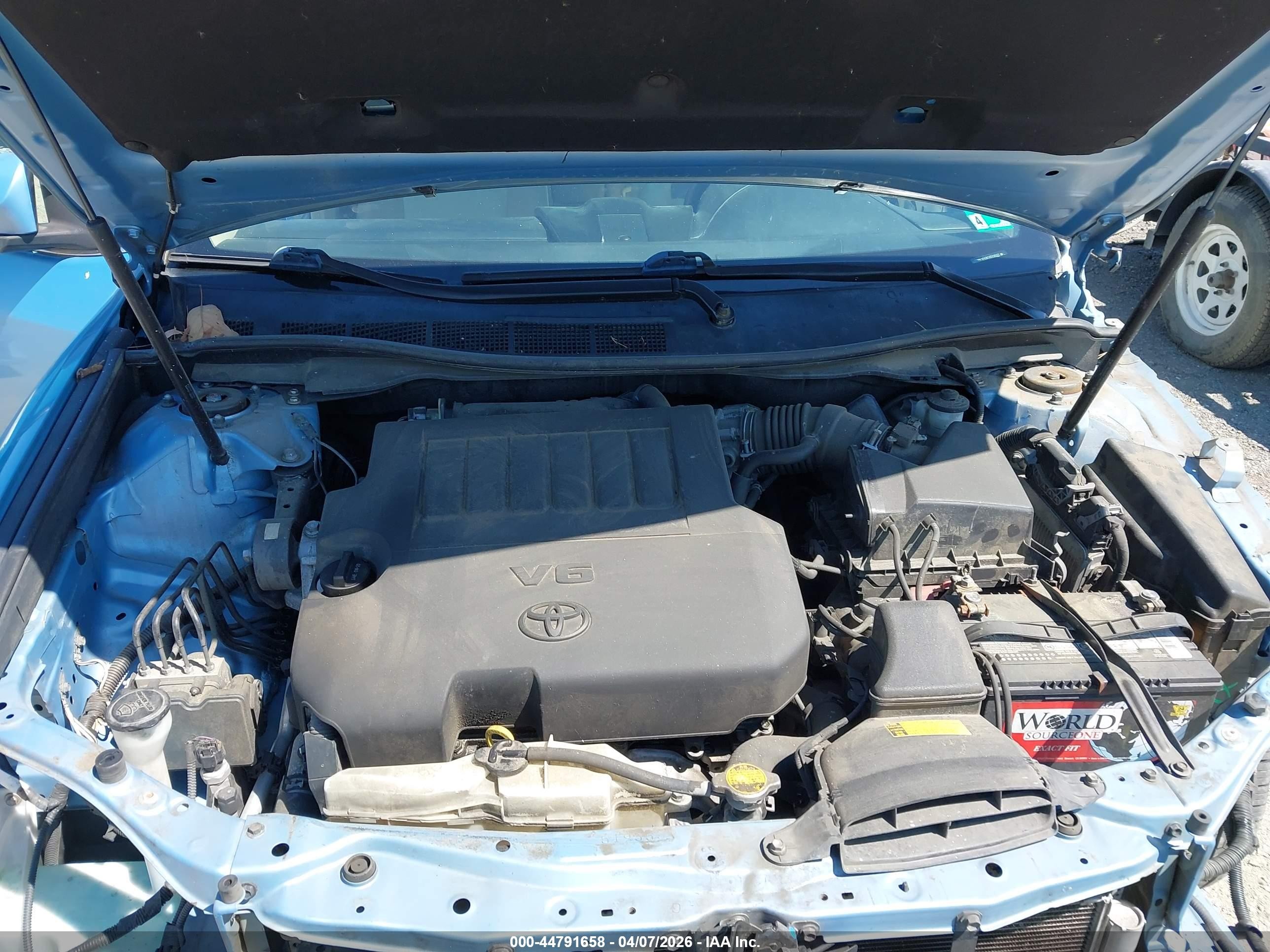2012 Toyota Camry Xle V6 Blue vin: 4T1BK1FK9CU523527