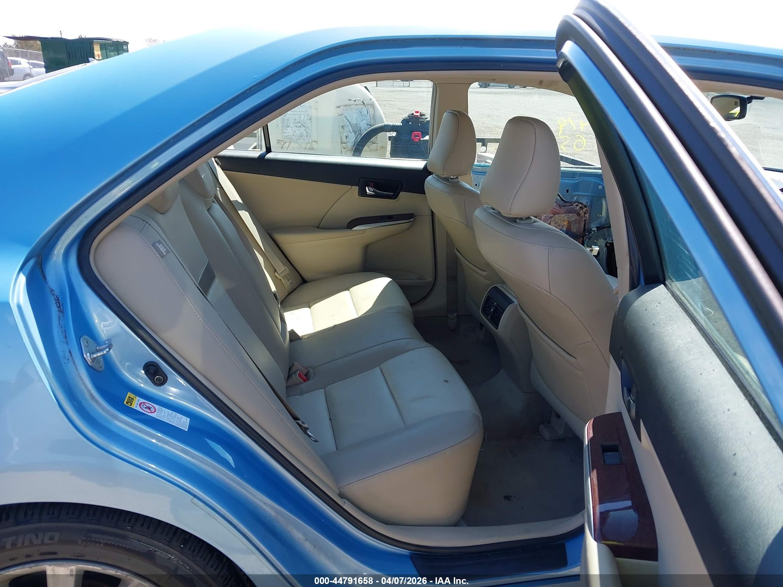 2012 Toyota Camry Xle V6 Blue vin: 4T1BK1FK9CU523527
