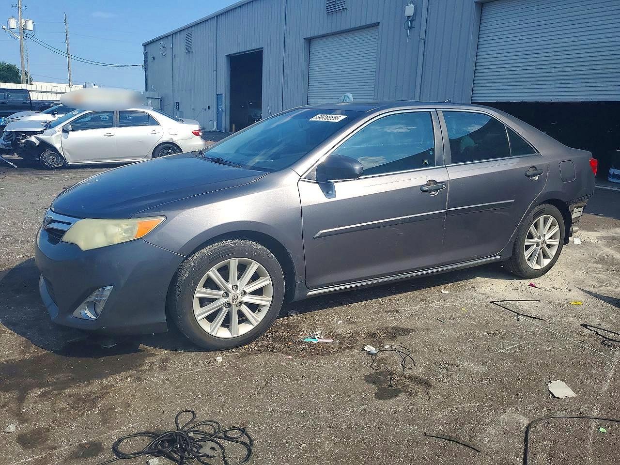 2013 Toyota Camry Xle V6 Gray vin: 4T1BK1FK9DU535727