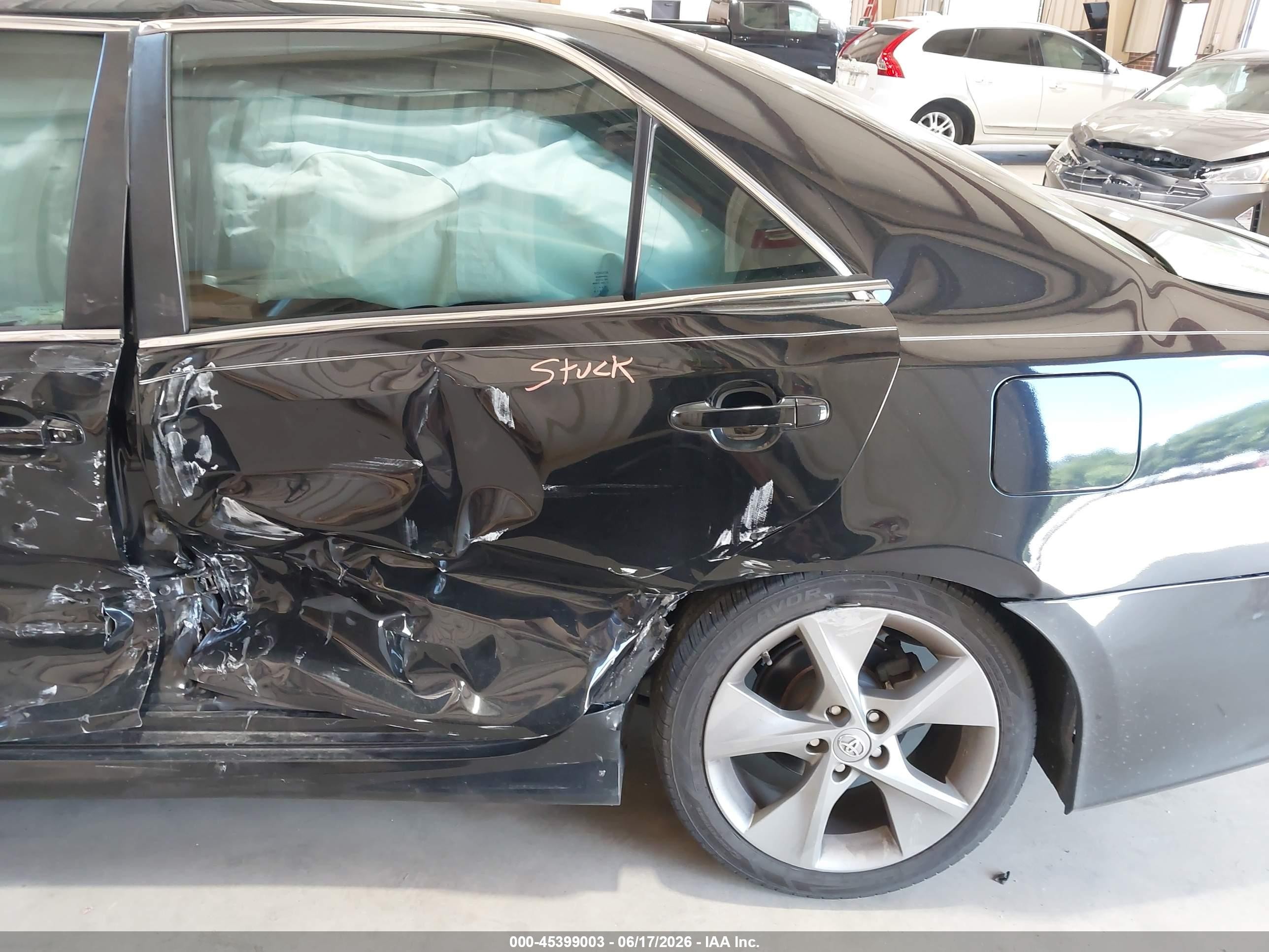 2014 Toyota Camry Se V6 Black vin: 4T1BK1FK9EU541187