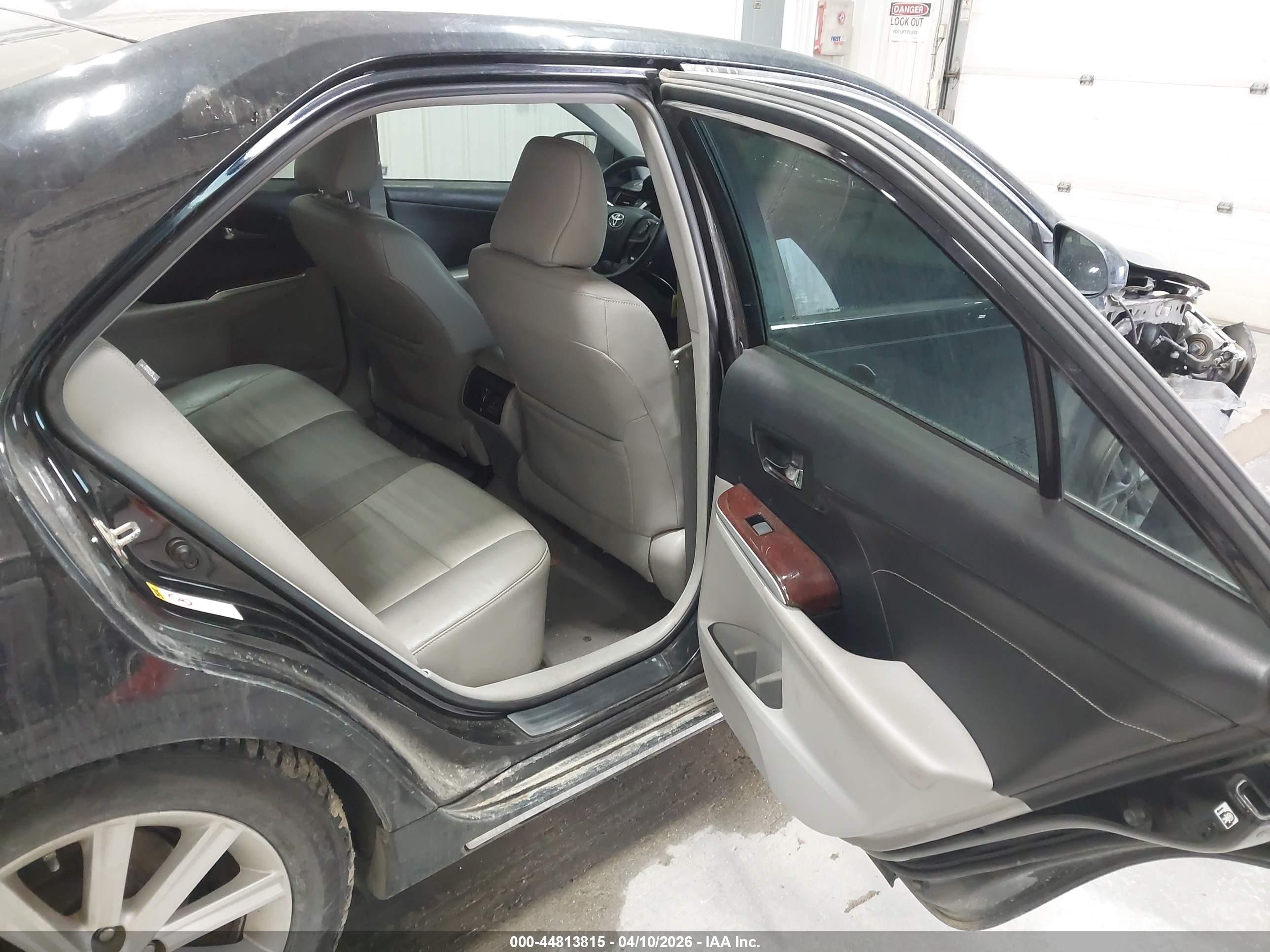 2014 Toyota Camry Xle V6 Black vin: 4T1BK1FK9EU544137